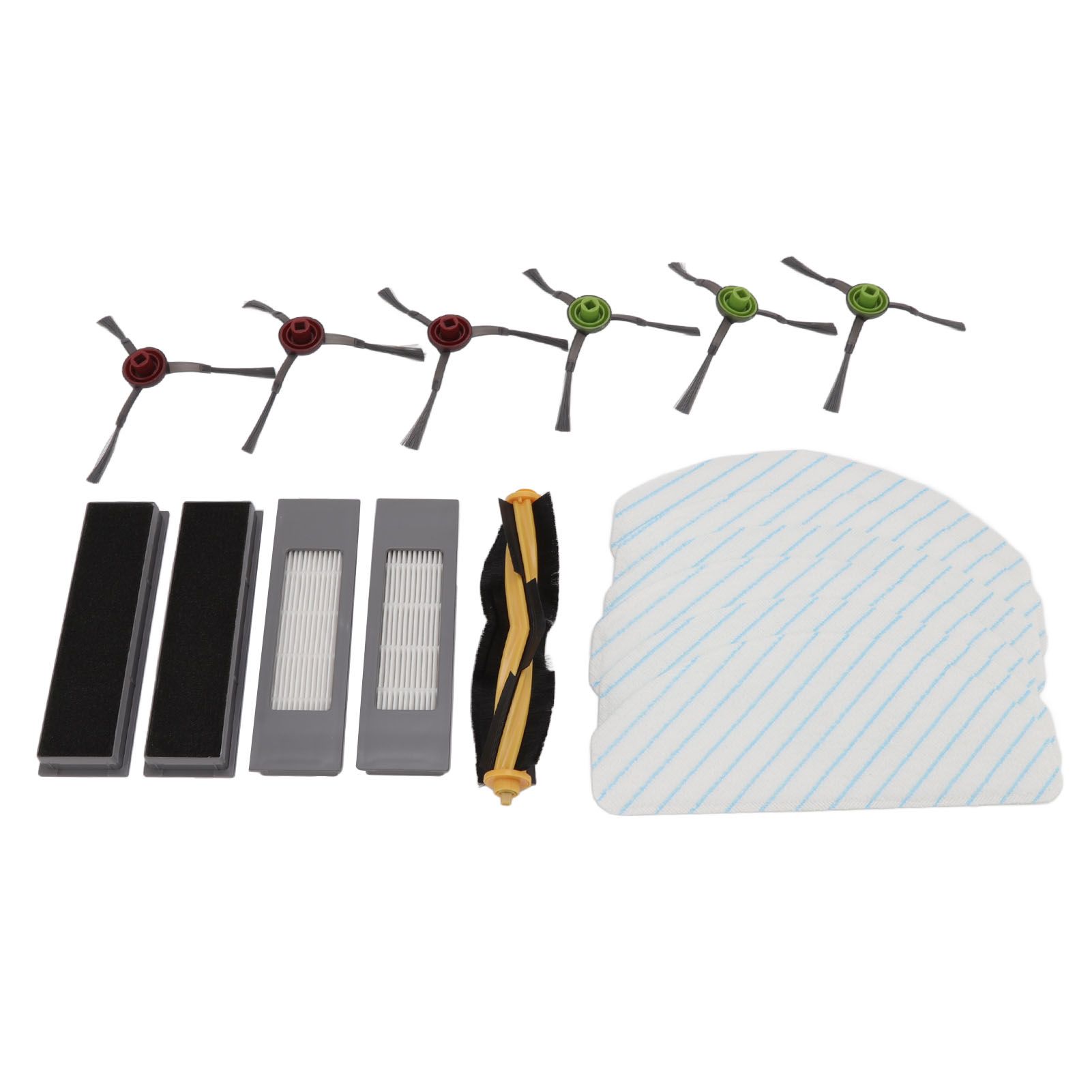 Replacement Accessories Kit for Yeedi Vac 2pro Robot Cleaner Main Side Brush with Filter and Mopping Cloths Set - Image 2