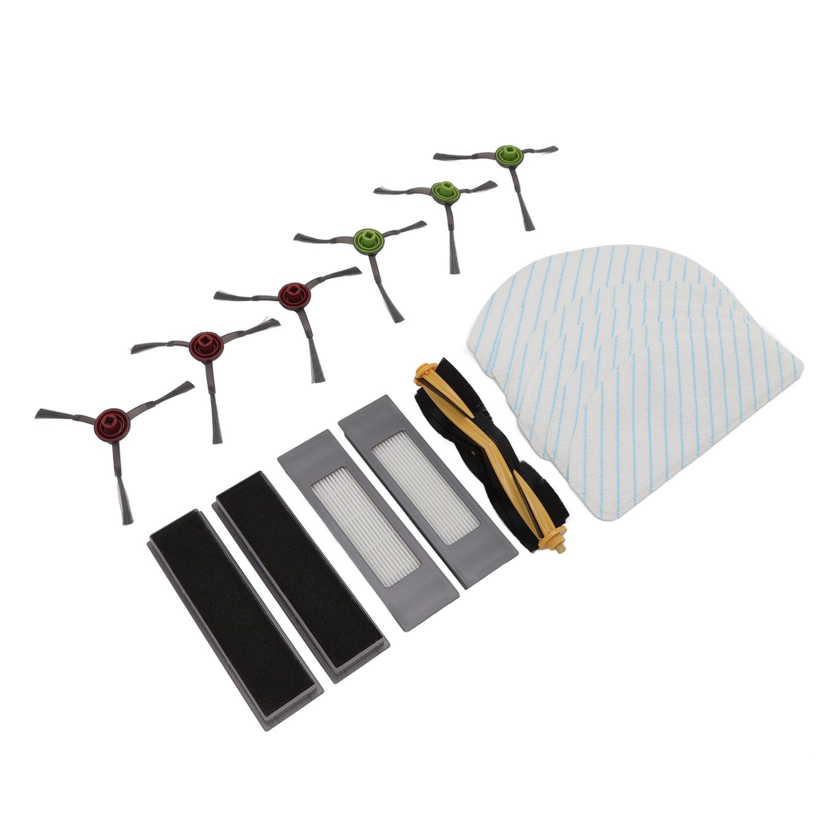 Replacement Accessories Kit for Yeedi Vac 2pro Robot Cleaner Main Side Brush with Filter and Mopping Cloths Set - Image 3