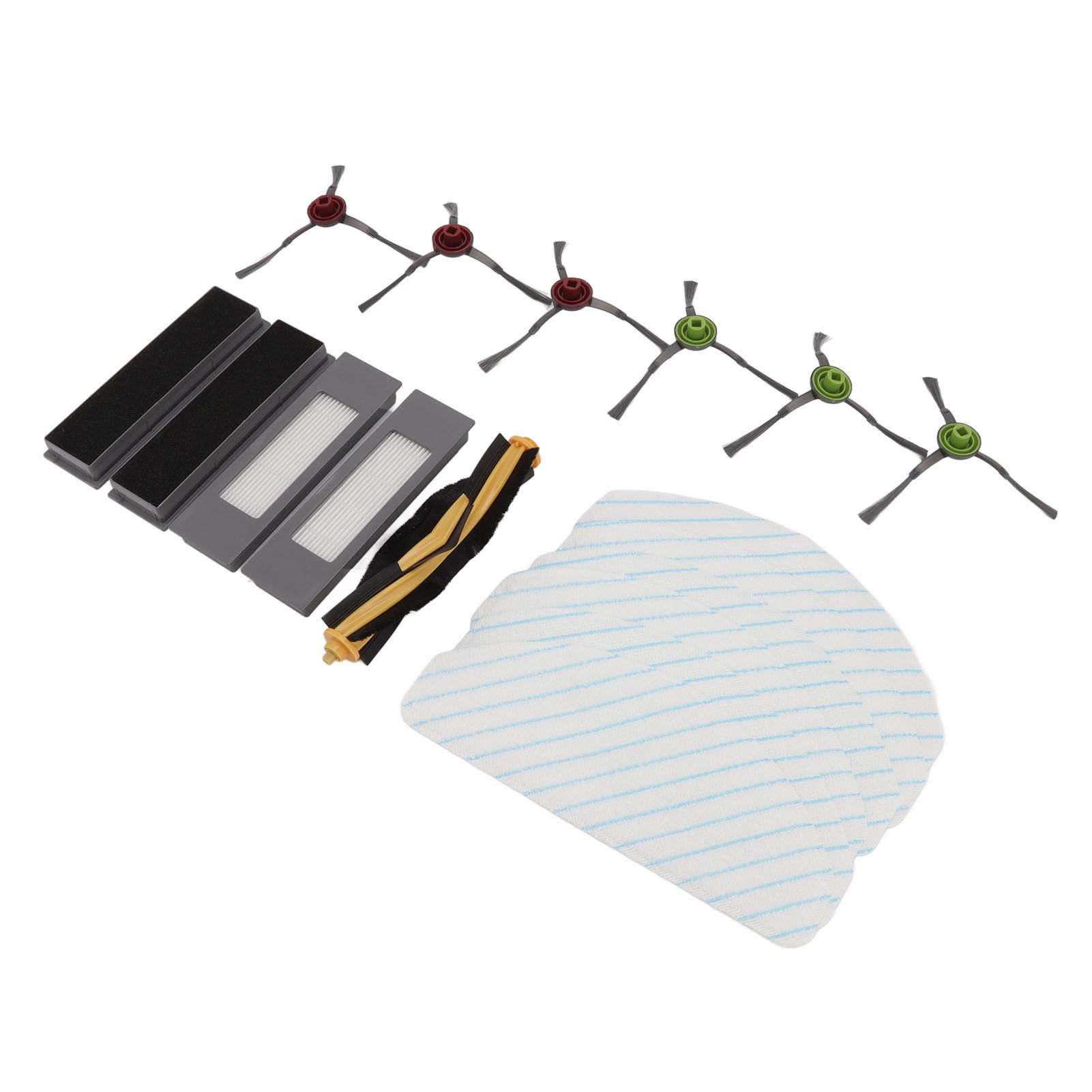 Replacement Accessories Kit for Yeedi Vac 2pro Robot Cleaner Main Side Brush with Filter and Mopping Cloths Set - Image 5