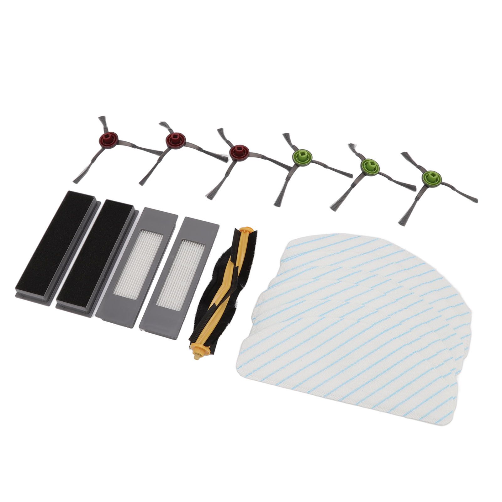 Replacement Accessories Kit for Yeedi Vac 2pro Robot Cleaner Main Side Brush with Filter and Mopping Cloths Set - Image 6