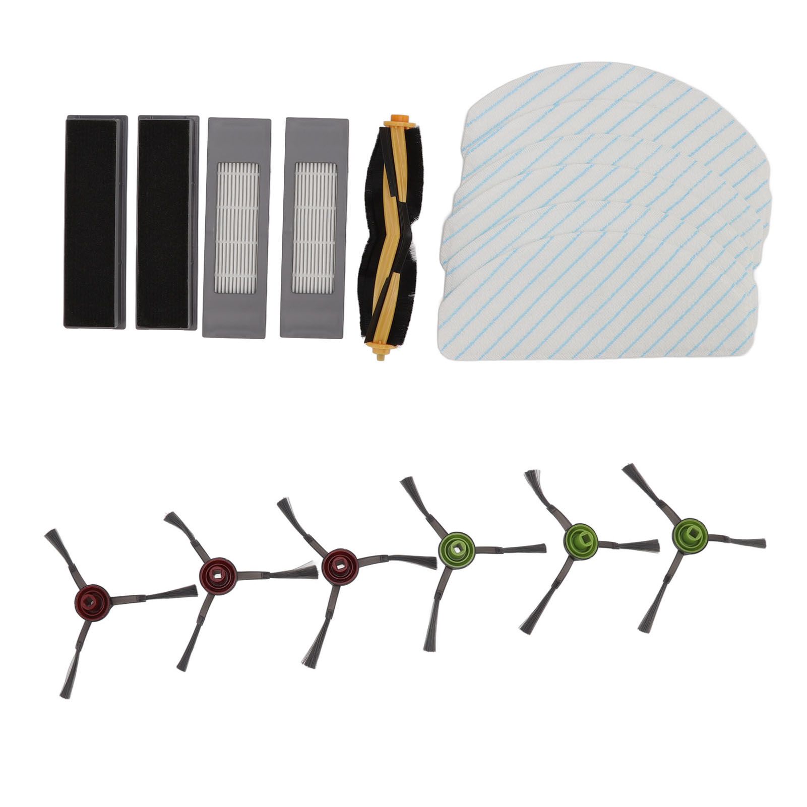 Replacement Accessories Kit for Yeedi Vac 2pro Robot Cleaner Main Side Brush with Filter and Mopping Cloths Set - Image 7
