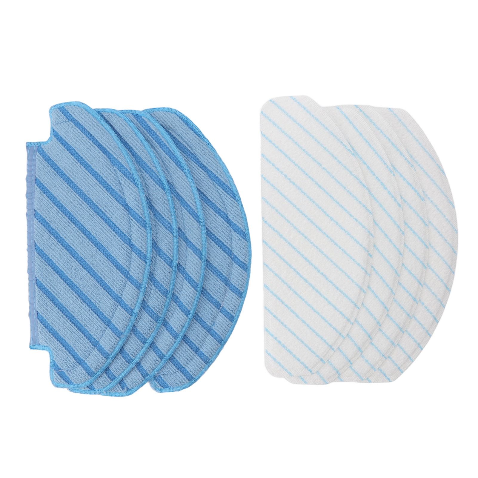 8 Pcs Mop Cloth for DEEBOT OZMO T8 T8aivi N8pro Plus Vacuum Cleaner Replacement Parts Cleaning Pads Microfiber Mop - Image 1
