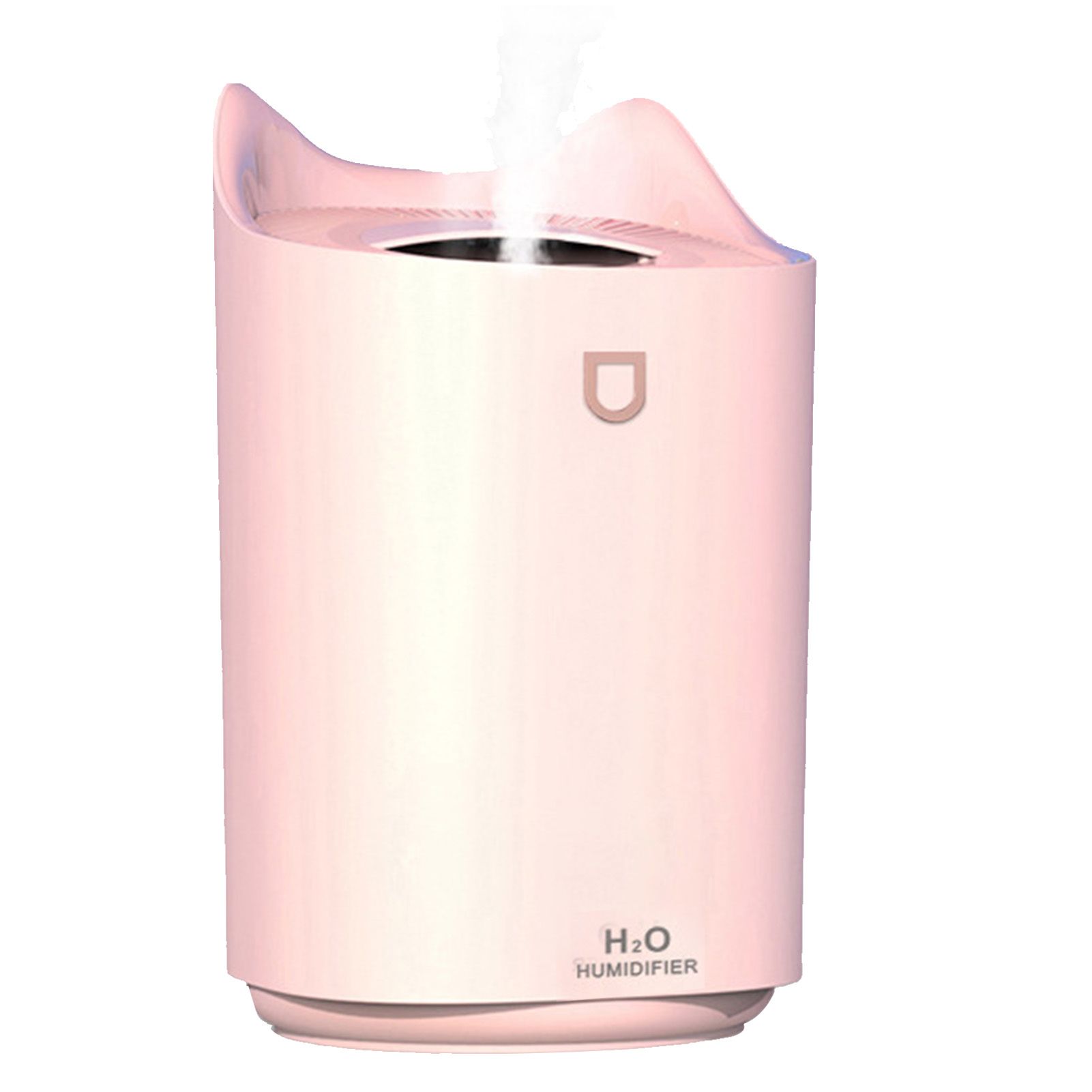 2L Air Humidifier USB Deep Hydration Fine Spout Multifunction Desk Humidifier Ambient Light for Office Pink - Image 1