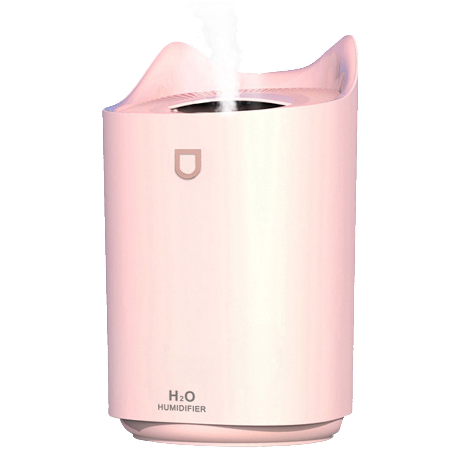 2L Air Humidifier USB Deep Hydration Fine Spout Multifunction Desk Humidifier Ambient Light for Office Pink - Image 3