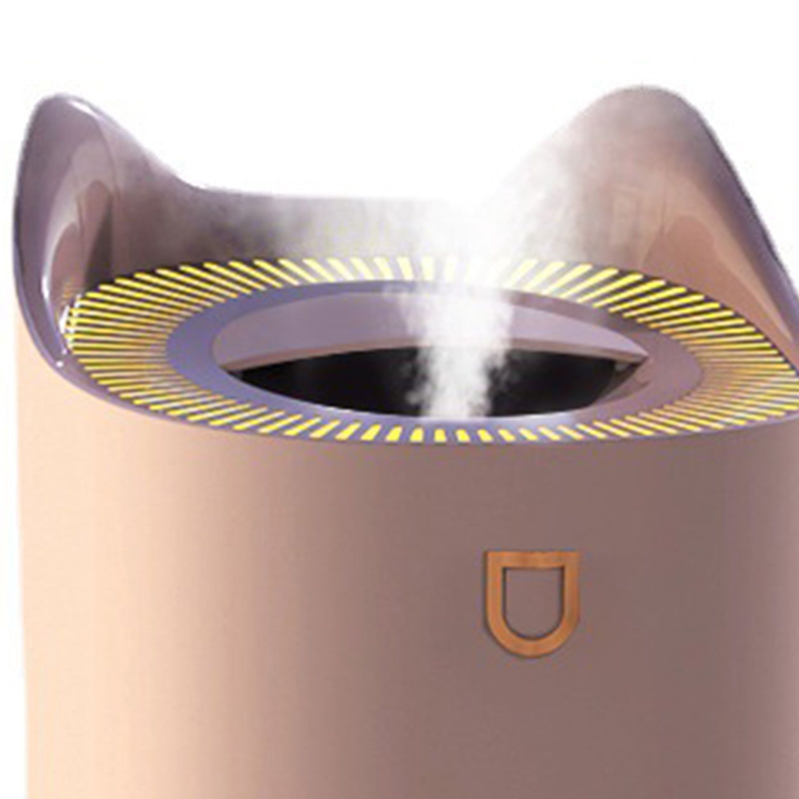 2L Air Humidifier USB Deep Hydration Fine Spout Multifunction Desk Humidifier Ambient Light for Office Pink - Image 7