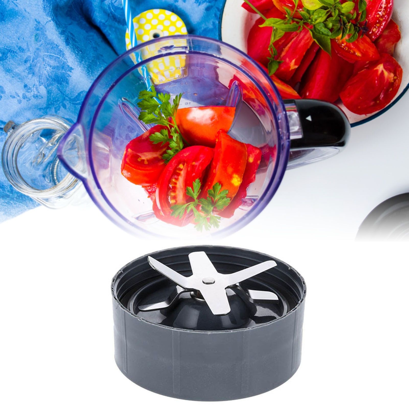 Juicer Blade Replacement Stainless Steel Cross Blade Knife Base Blender Blade Spare Parts for NB900W ABS - Image 6