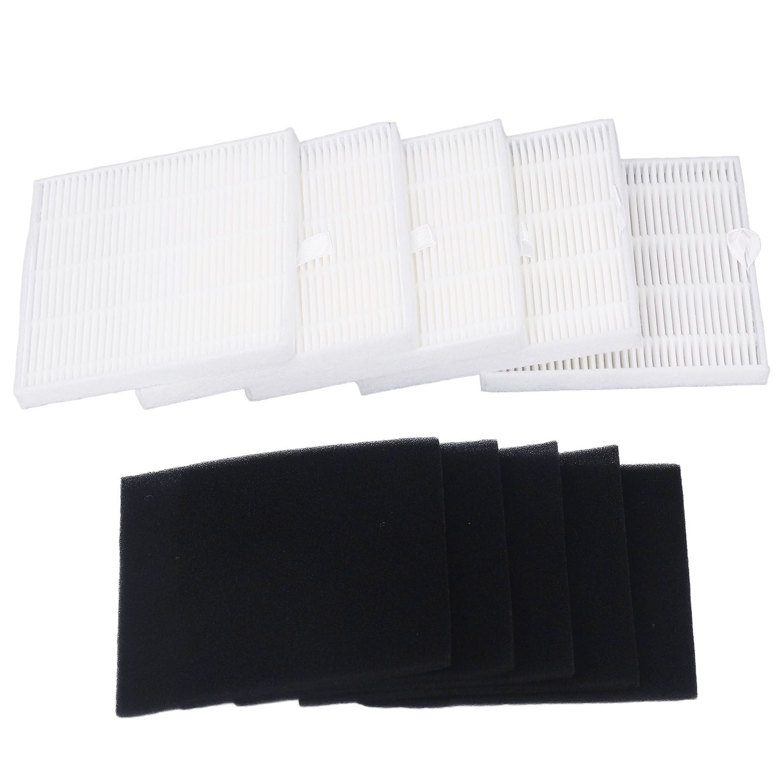 5 PCS Sweeper Replacement Filters for ILIFE A7 V80 V8s Sweeping Robot Filter Accessories - Image 1