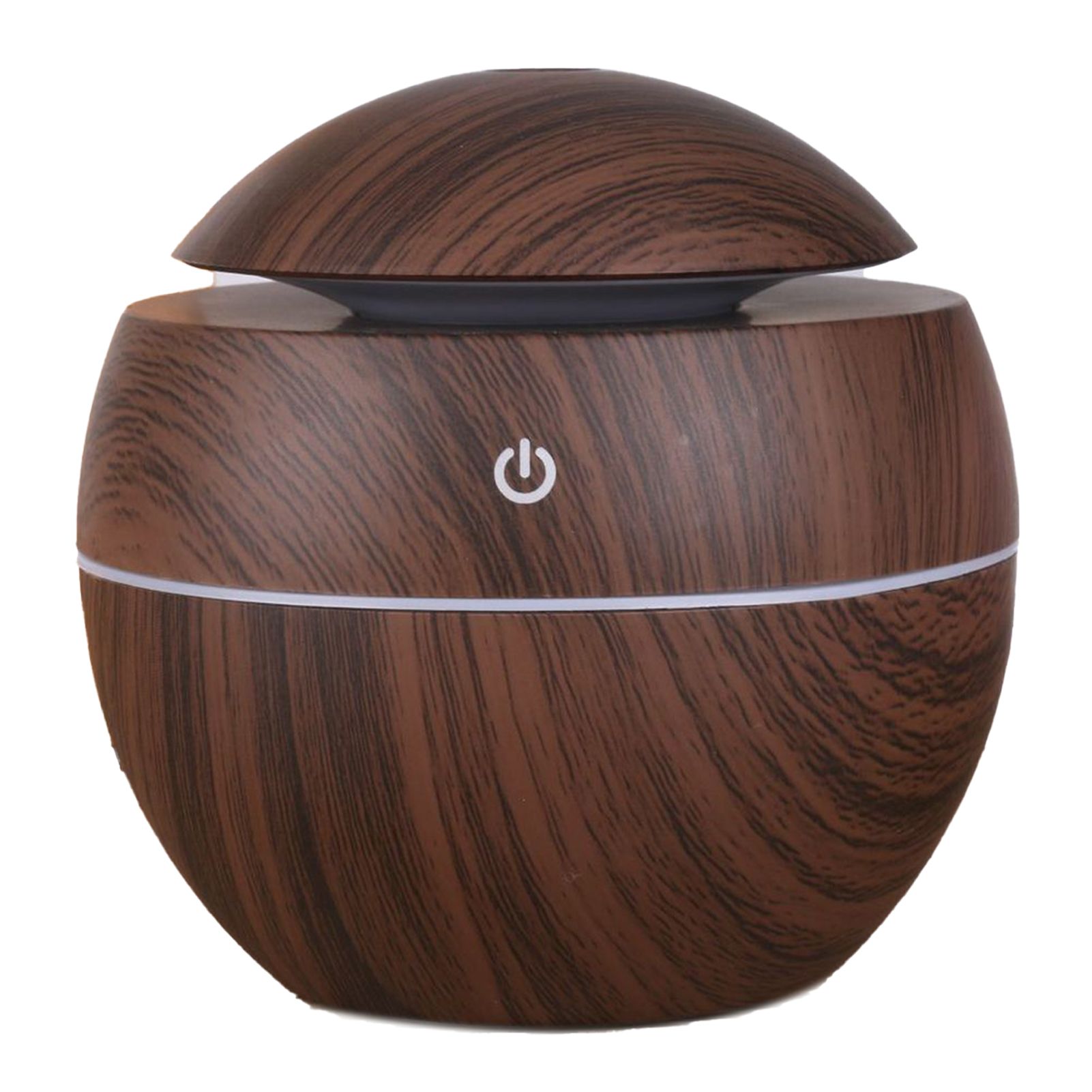 Wood Grain Humidifier Compact Portable 5V 2W USB Humidifier for Bedrooms Living Rooms Office Car - Image 1