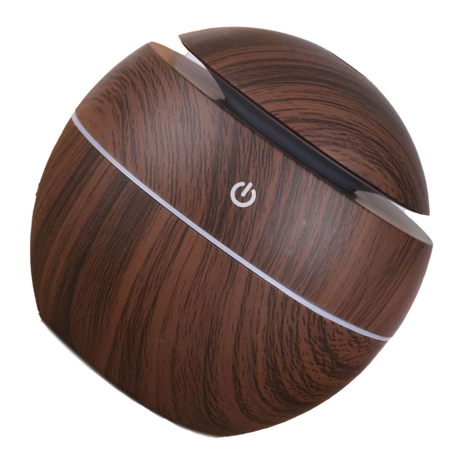 Wood Grain Humidifier Compact Portable 5V 2W USB Humidifier for Bedrooms Living Rooms Office Car - Image 2