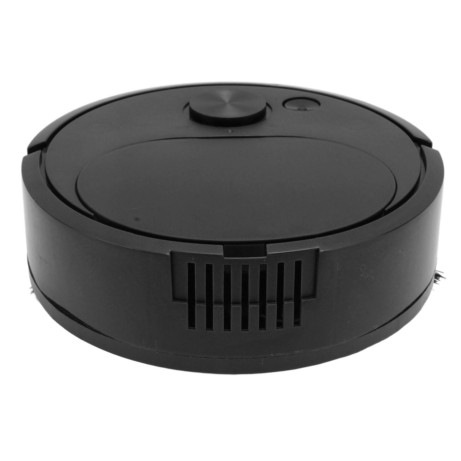 Robot Vacuum Cleaner Multifunctional USB Charging Mini Smart Sweeping Robot for Wooden Flooring Tile Carpet Black - Image 4