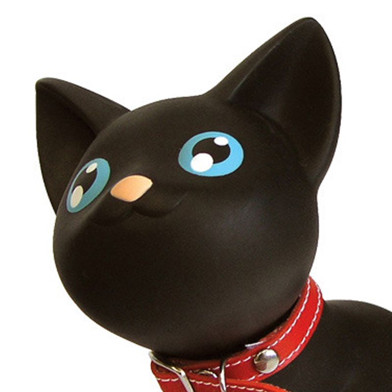 Cartoon Door Stopper Cute Animal Shaped Punch Free Decorative Door Wedge for Home Office Black Cat - Image 2