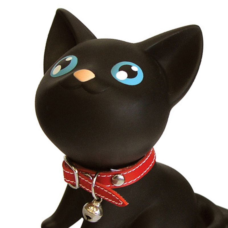 Cartoon Door Stopper Cute Animal Shaped Punch Free Decorative Door Wedge for Home Office Black Cat - Image 5