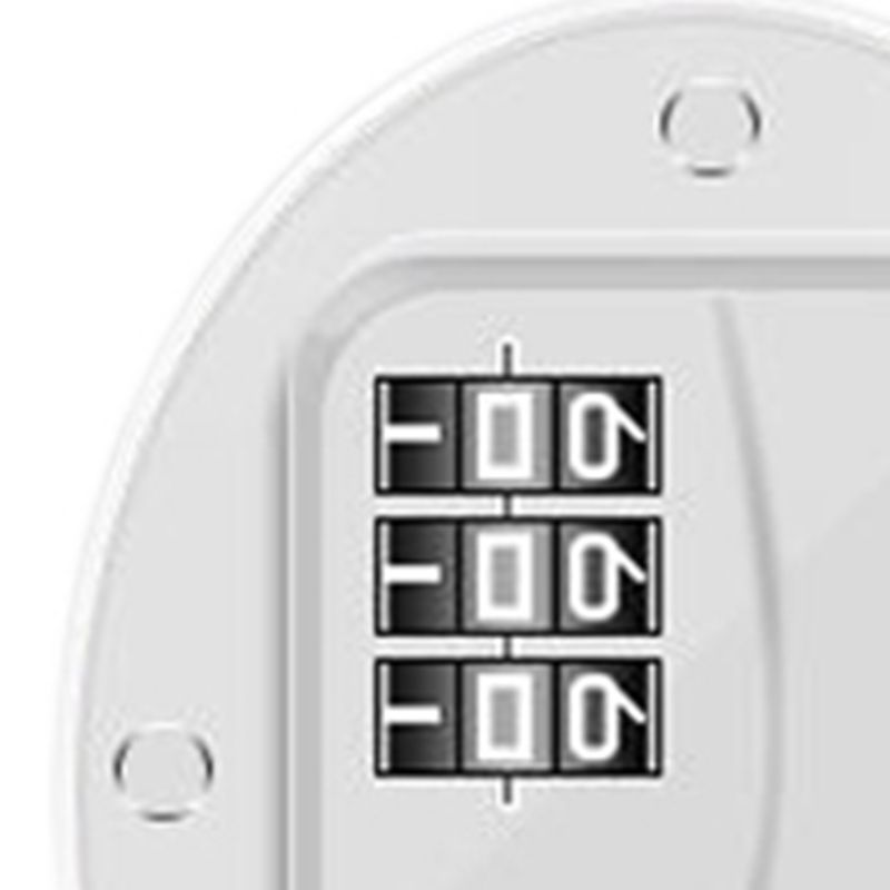 Refrigerator Lock Combination Design Strong Metal ABS Multifunction Freezer Lock for Cabinet Window Door FQ1 White - Image 5