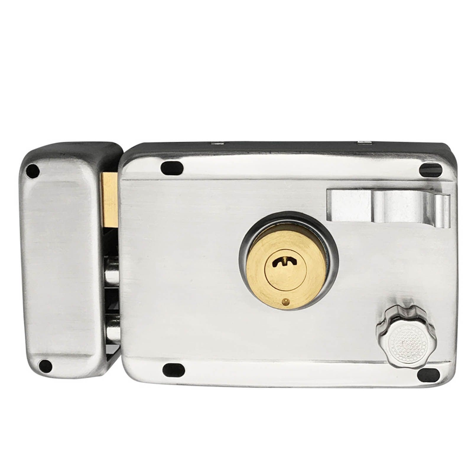 Household Lock Exterior Door Padlocks Gate Insurance Household Lock Kit Vintage Style with Deadbolt Cylinder Key Left Open - Image 5