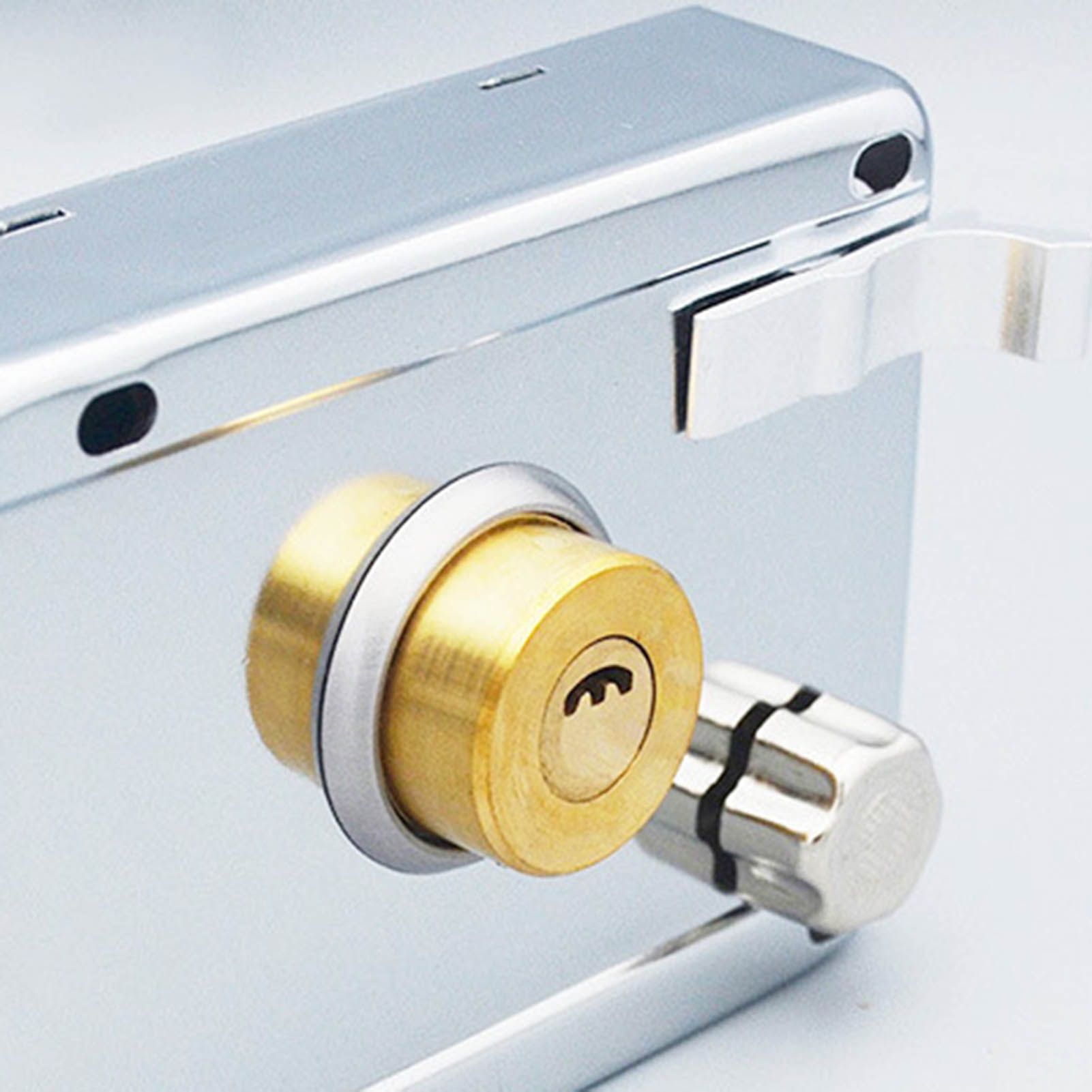 Household Lock Exterior Door Padlocks Gate Insurance Household Lock Kit Vintage Style with Deadbolt Cylinder Key Right Open - Image 8