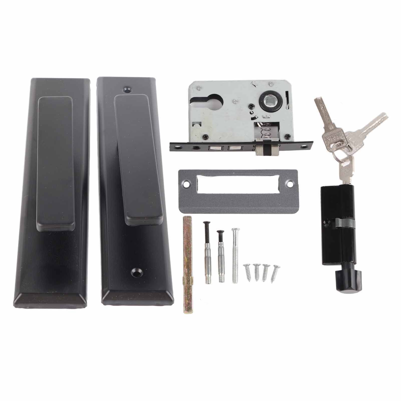 Universal Door Handle Lock Set Aluminum Alloy Mute Bedroom Door Lock for Home Household - Image 1