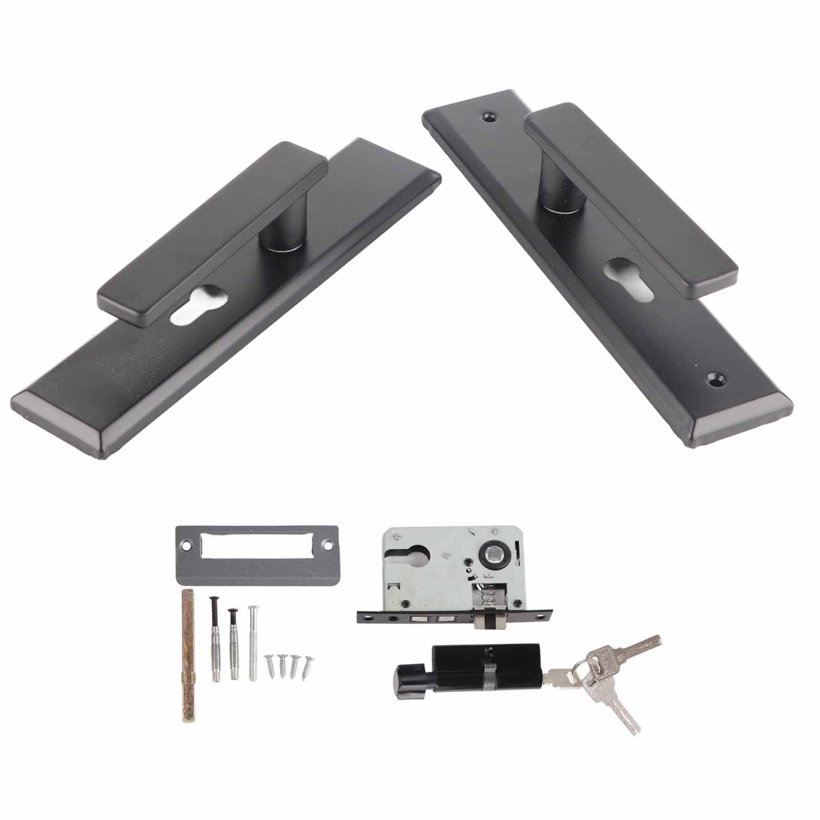 Universal Door Handle Lock Set Aluminum Alloy Mute Bedroom Door Lock for Home Household - Image 4