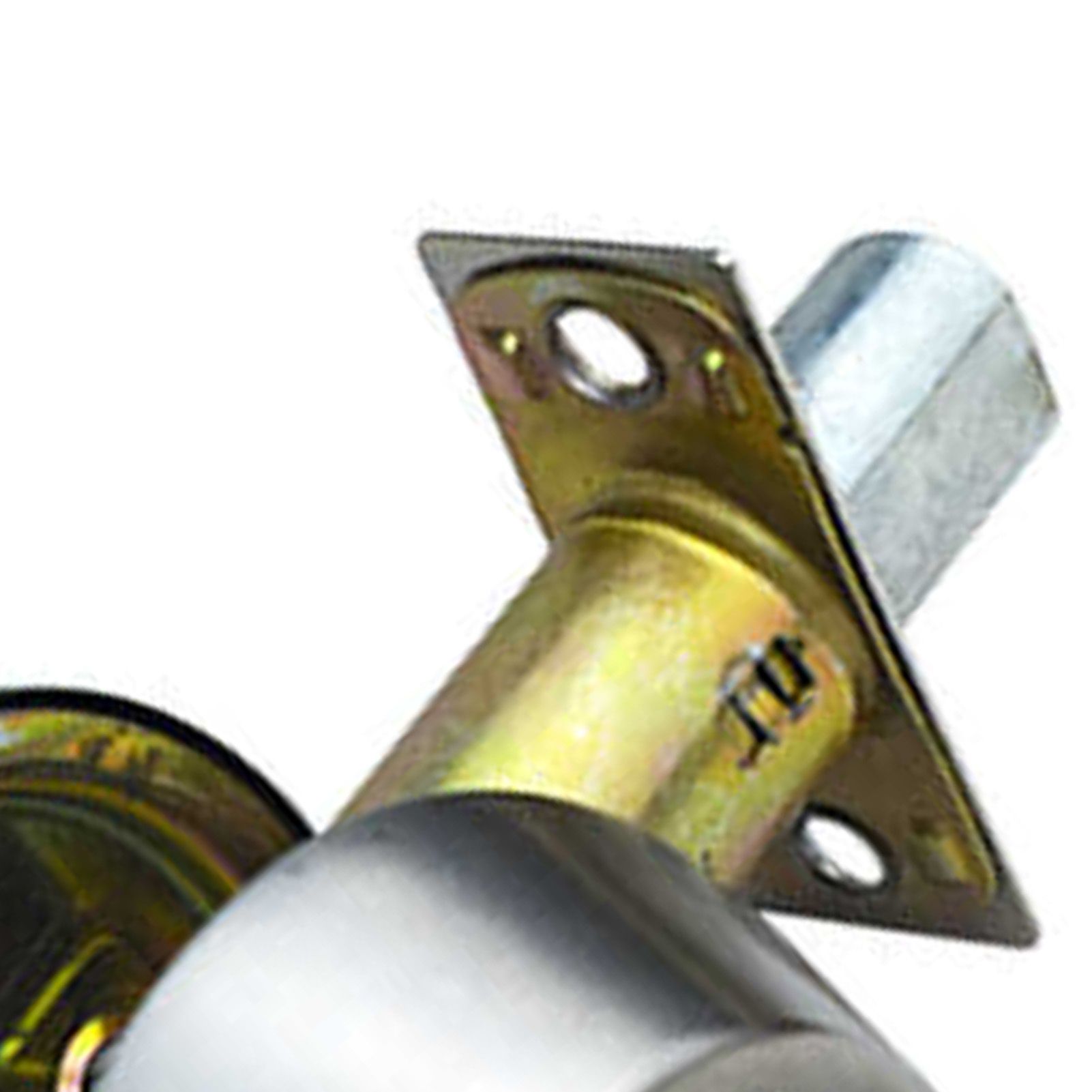 Ball Door Knob Universal Protection Classic Entrance Keyed Interior Door Knob for Home Use Silver - Image 7