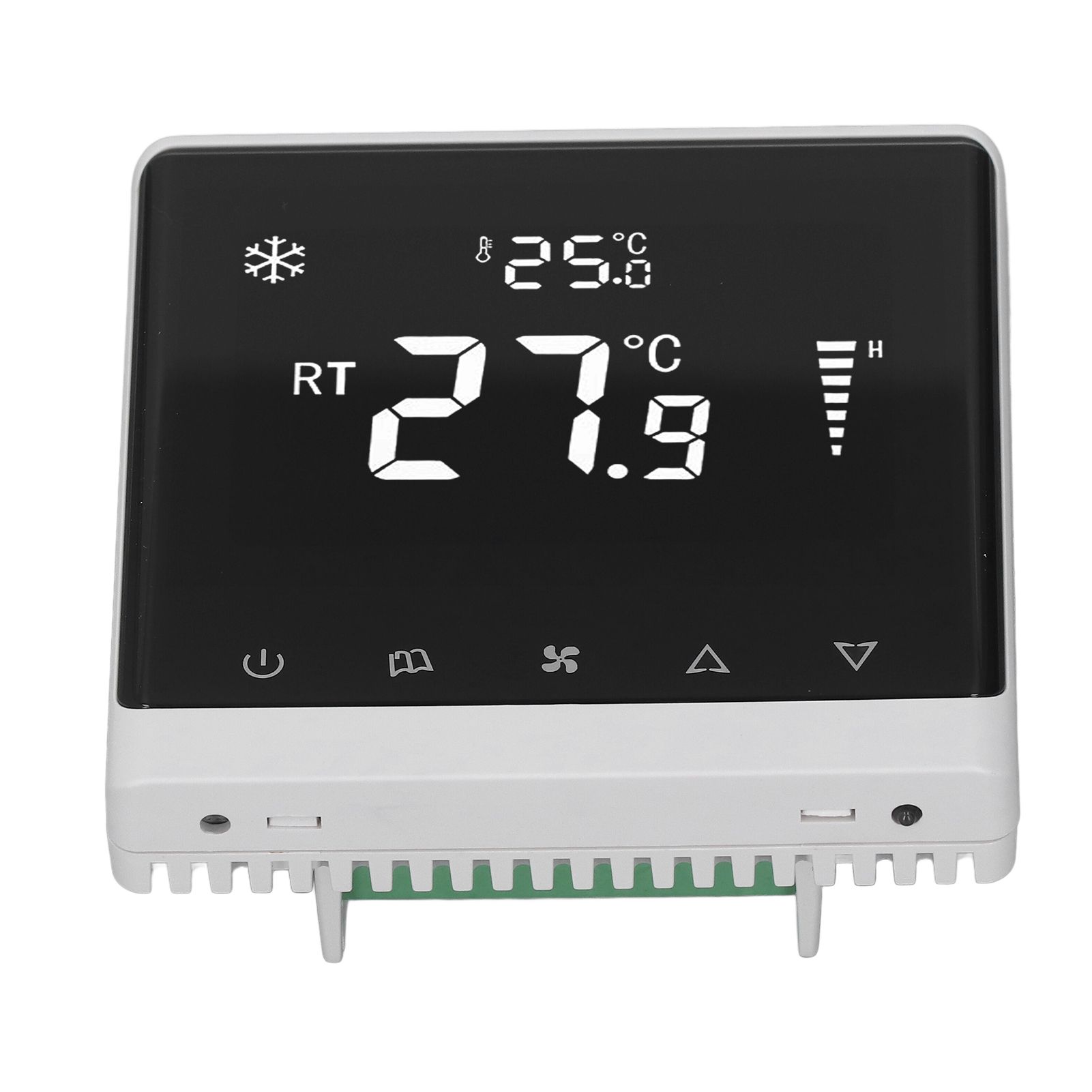 Air Conditioning Fan Thermostat Home Touchscreen Thermostat Panel Temperature Controller DC Brushless 180‑260V - Image 3
