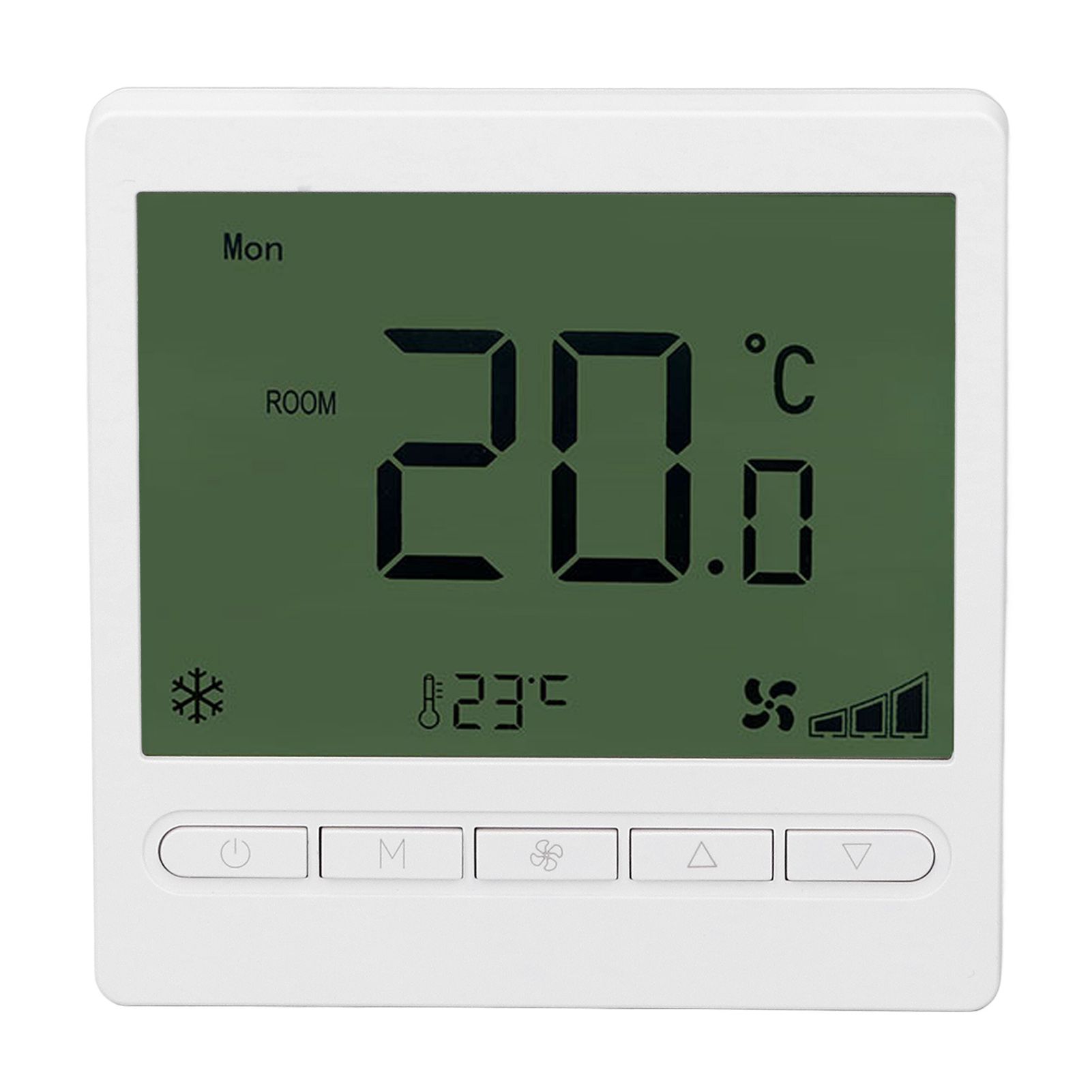 Smart Fan Coil Thermostat ABS LCD Screen Anti Interference Intelligent Thermostat for Home 220V - Image 2