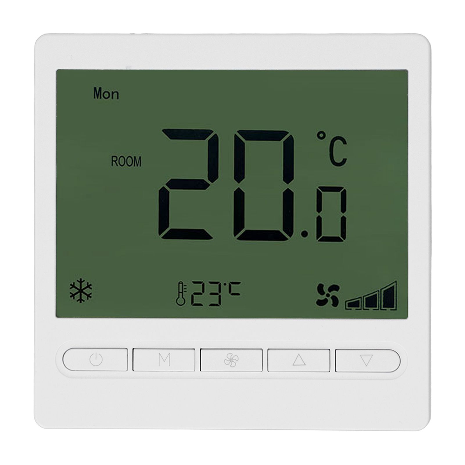 Smart Fan Coil Thermostat ABS LCD Screen Anti Interference Intelligent Thermostat for Home 220V - Image 3