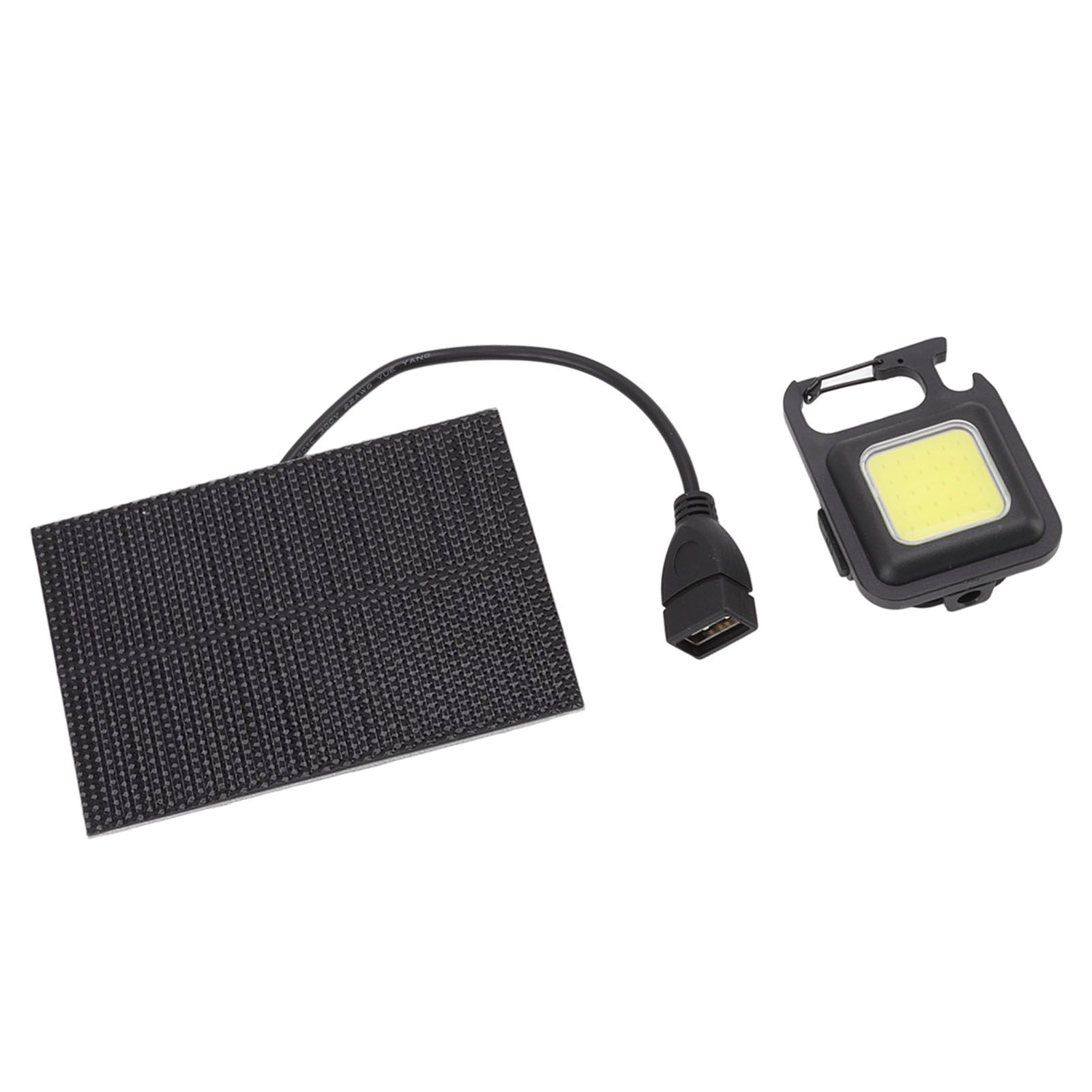 Monocrystalline Solar LED Light 5W IP68 Waterproof USB Rechargeable Solar Panel Light for Outdoor Camping - Image 7