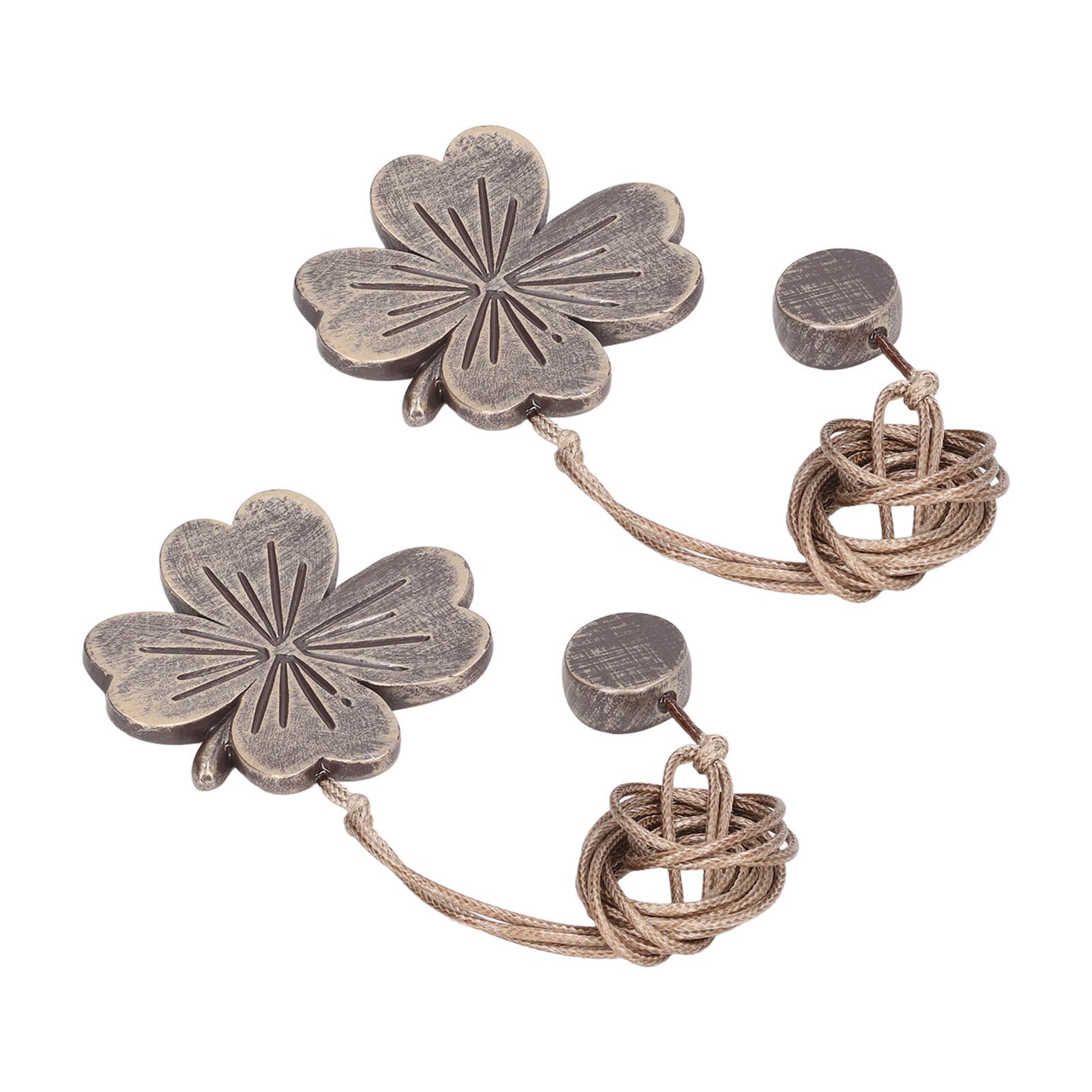 2 PCS Curtain Tiebacks Simple Resin Carving Binding Rope Curtain Strap Buckle Accessories - Image 5