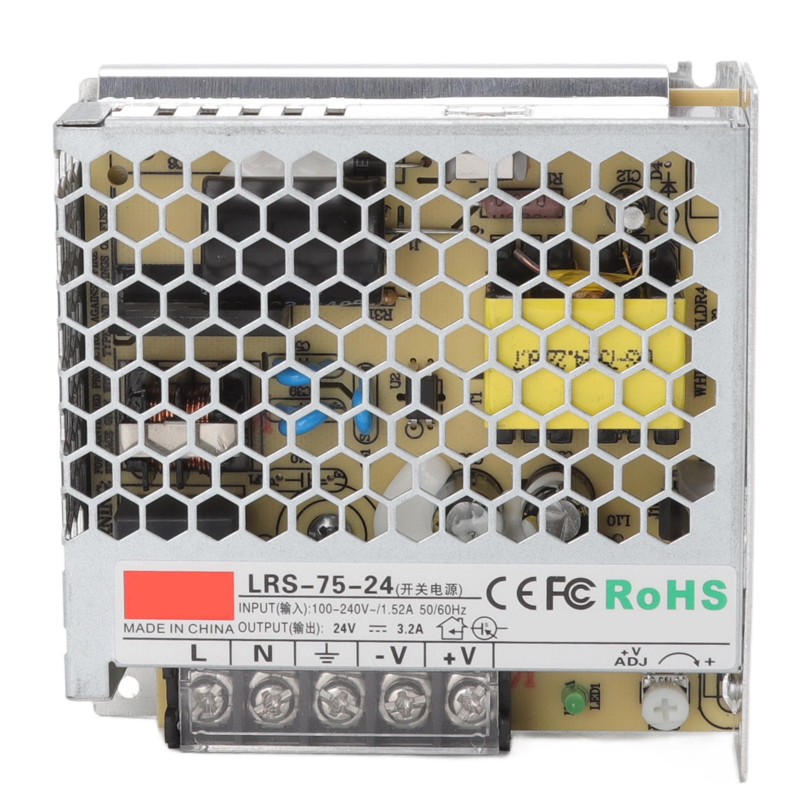24V Switching Power Supply 3.2A Pure Copper Power Supply Transformer Adapter for Military Equipment 100‑240V - Image 1