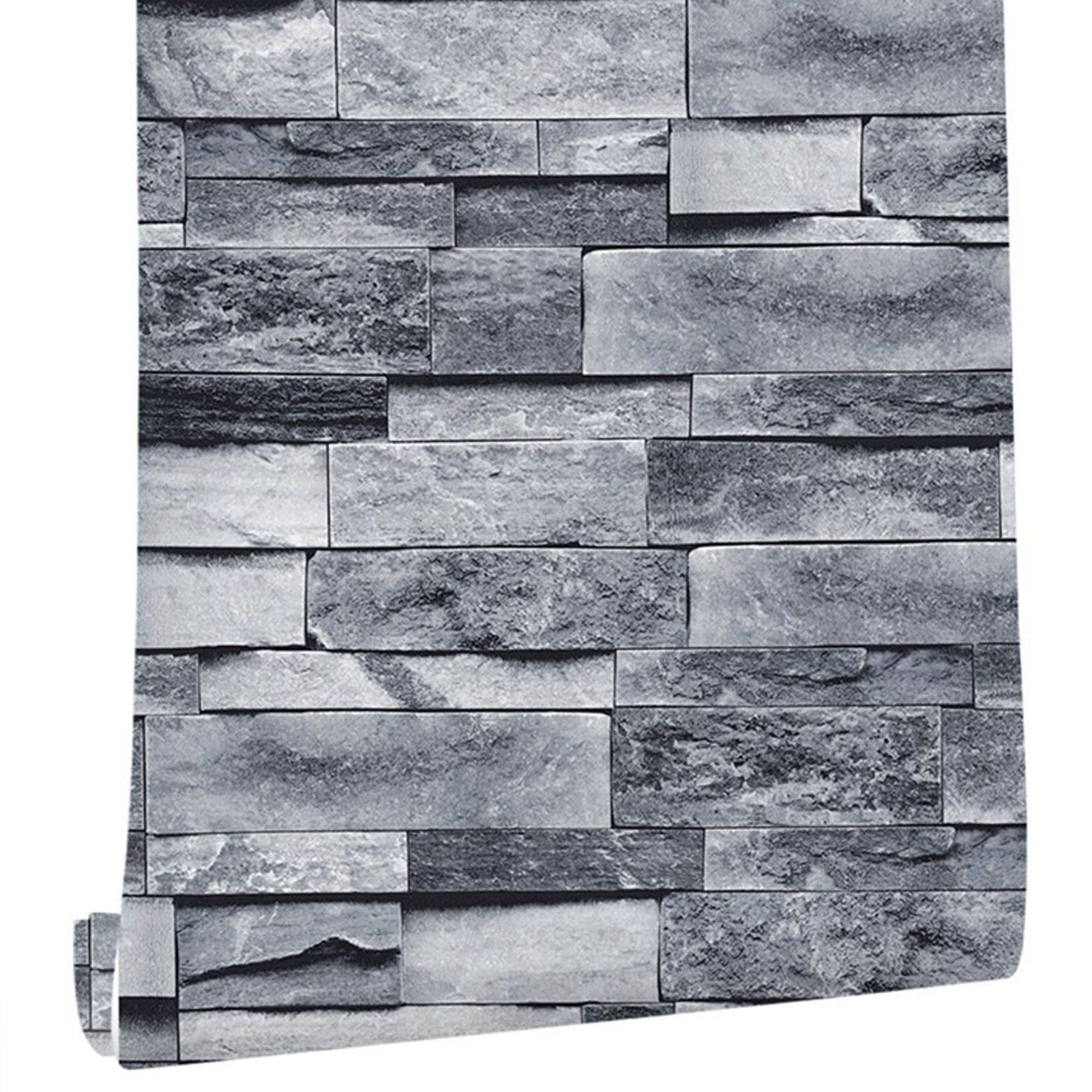Self Adhesive Wallpaper 3D Simulation Brick Designed Thickened Paper Wall Stickers for Decoration - Image 1