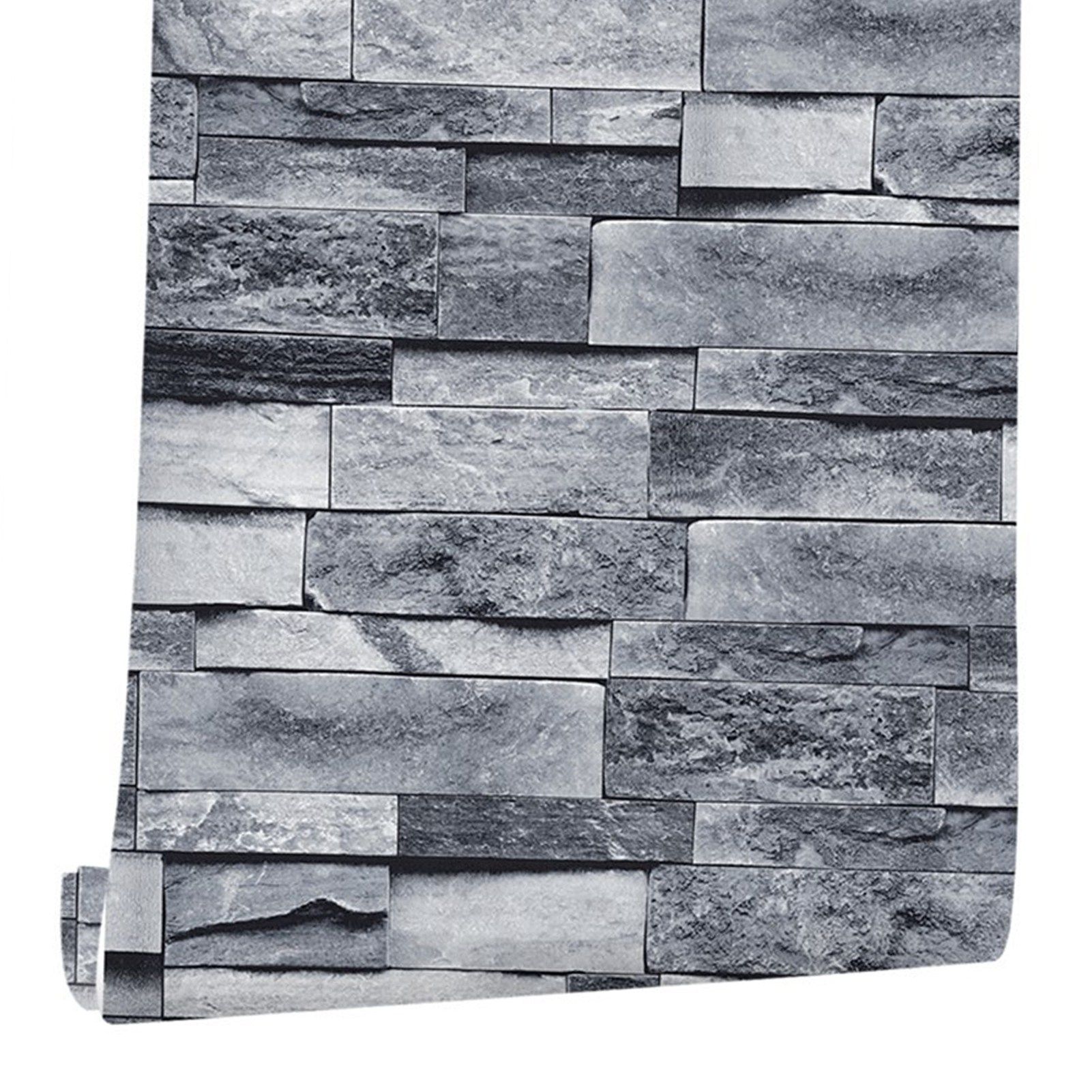 Self Adhesive Wallpaper 3D Simulation Brick Designed Thickened Paper Wall Stickers for Decoration - Image 2