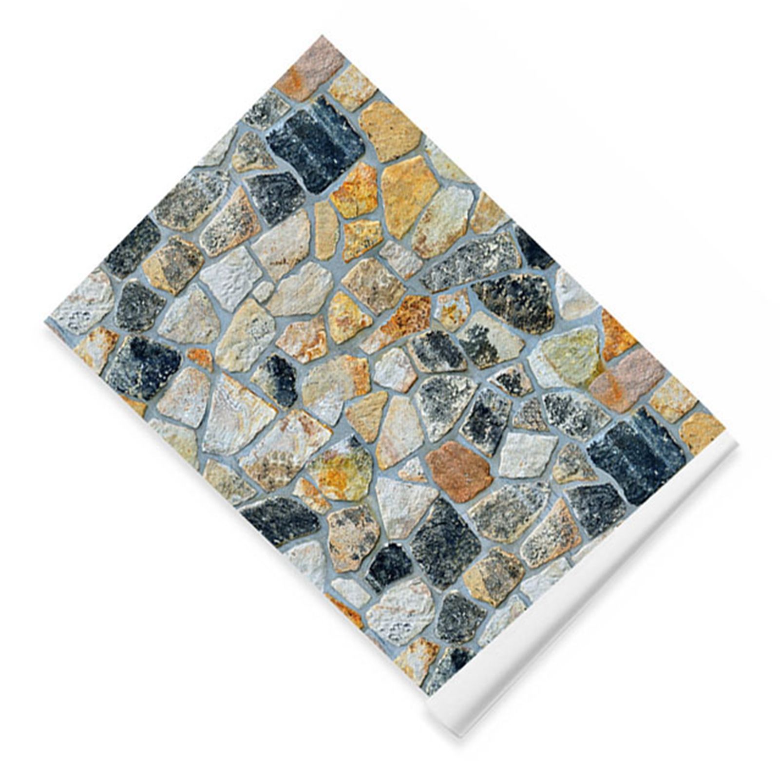 45cmx10m Simulated Stone Wallpaper Home Brick Grain Wall Sticker Colorful Rock Pattern - Image 3