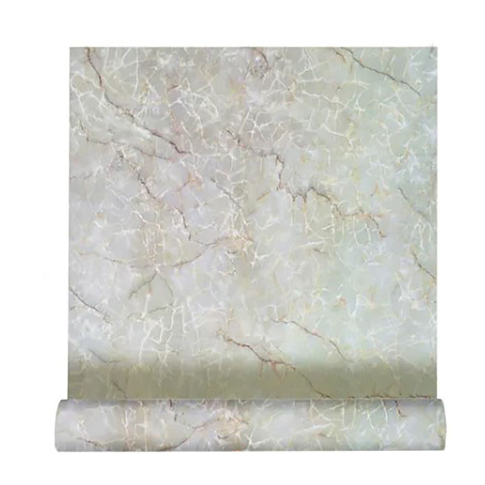 Kitchen Self Adhesive Film Marble Grain Waterproof High Temperature Resistance Home Decoration Wallpaper for Kitchen - Image 2