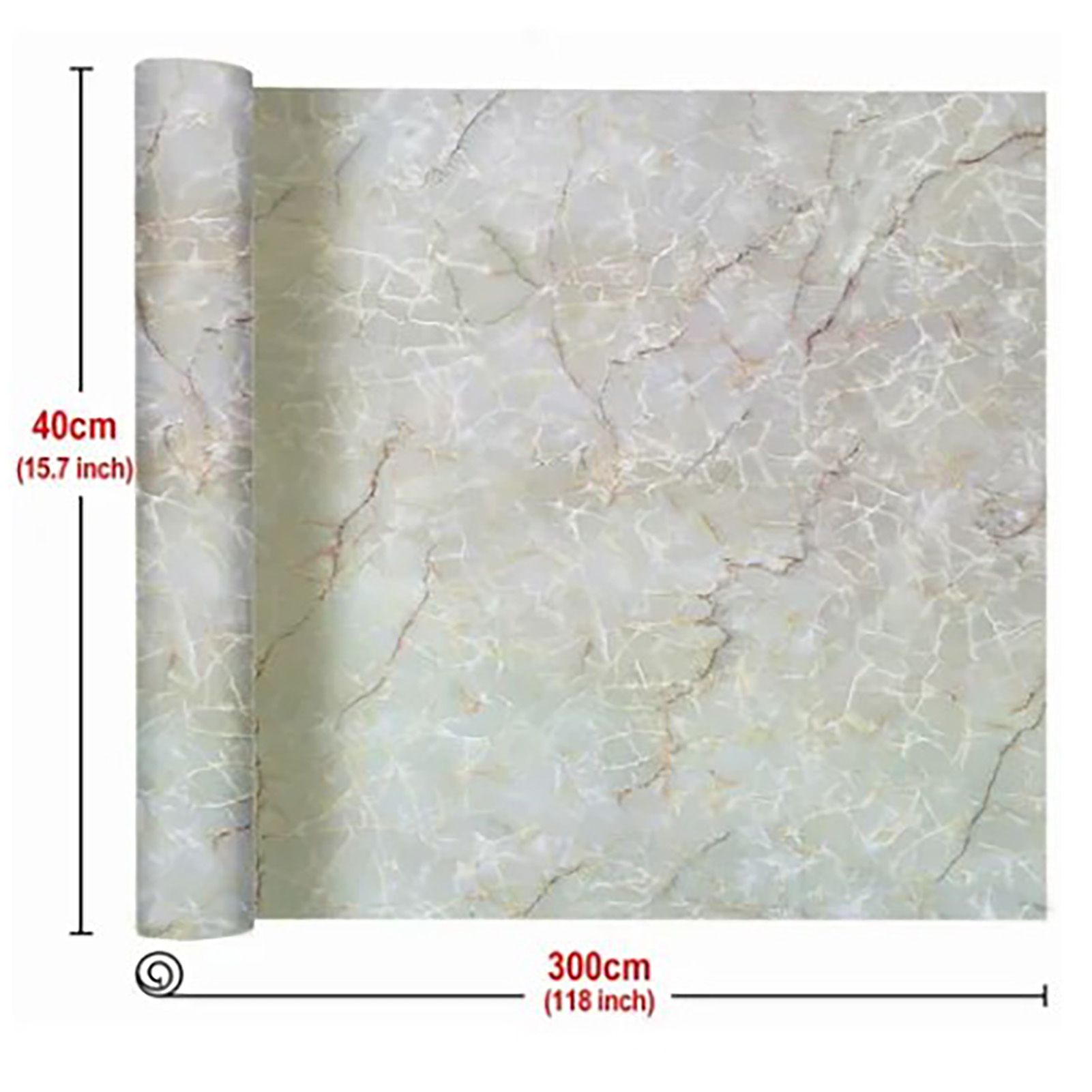 Kitchen Self Adhesive Film Marble Grain Waterproof High Temperature Resistance Home Decoration Wallpaper for Kitchen - Image 5