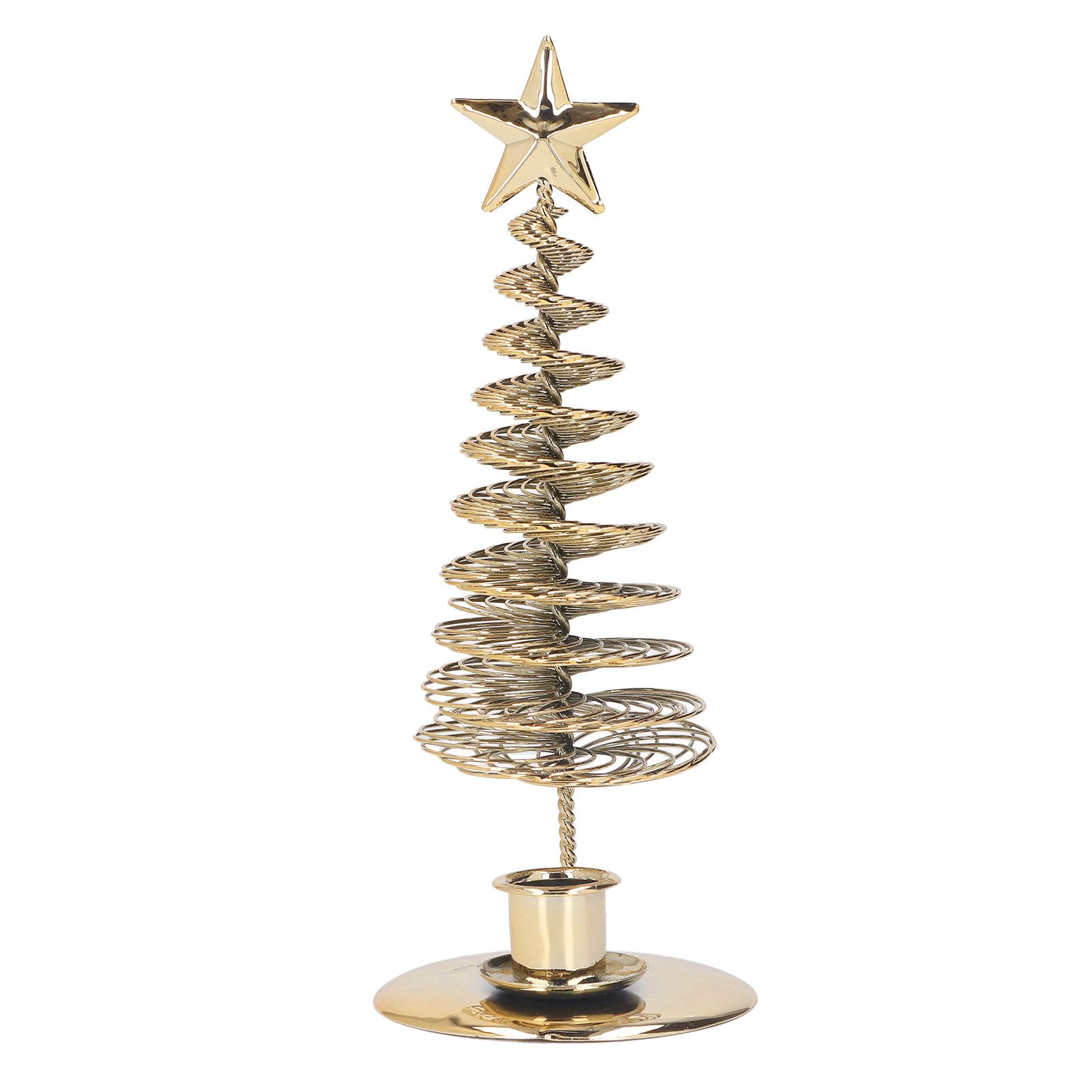 Metal Pine Tree Christmas Tree Tealight Candle Holder Candlestick Ornaments Arab Home Decoration - Image 1