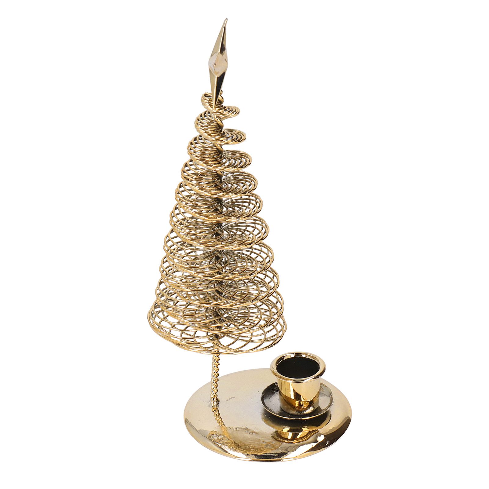 Metal Pine Tree Christmas Tree Tealight Candle Holder Candlestick Ornaments Arab Home Decoration - Image 2