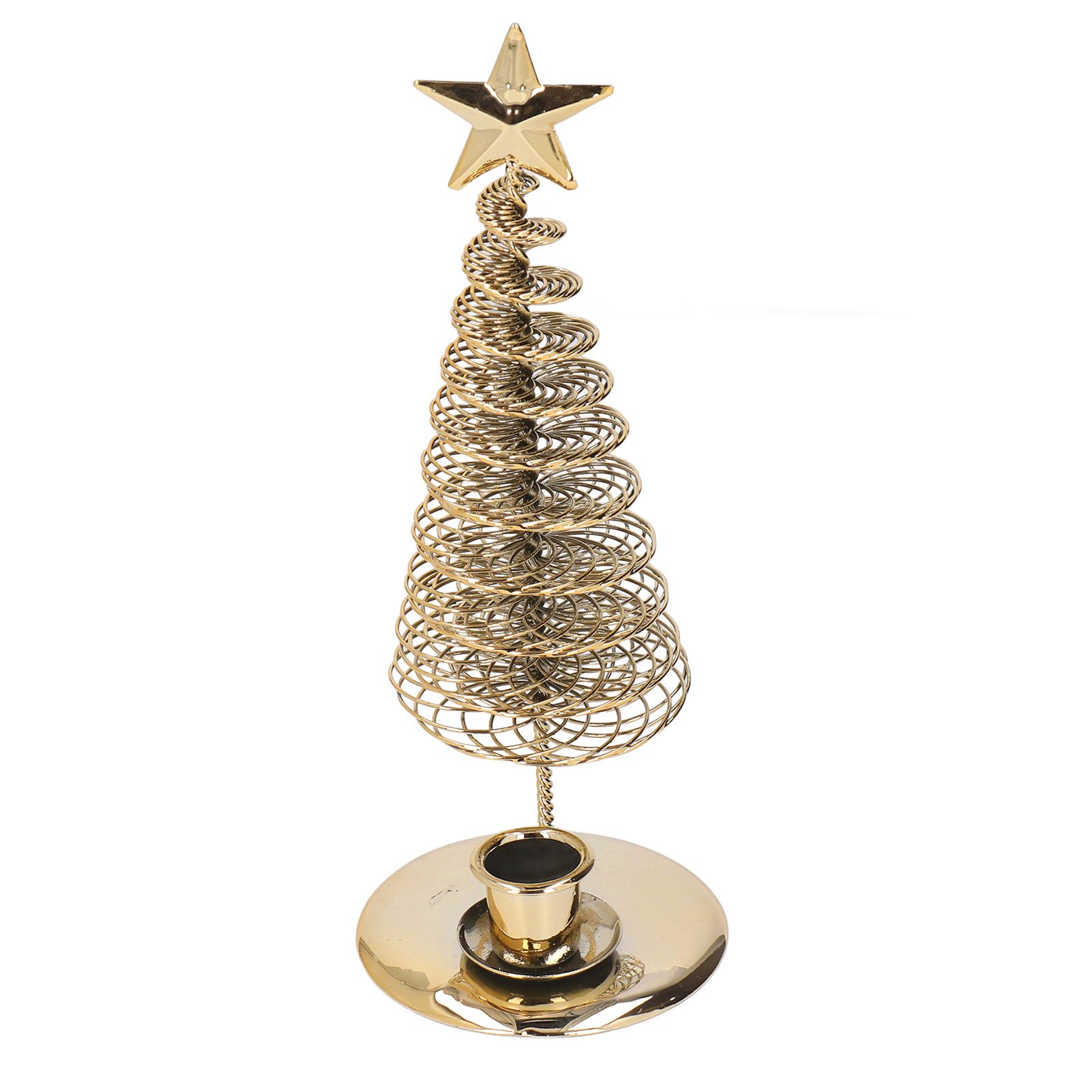 Metal Pine Tree Christmas Tree Tealight Candle Holder Candlestick Ornaments Arab Home Decoration - Image 4