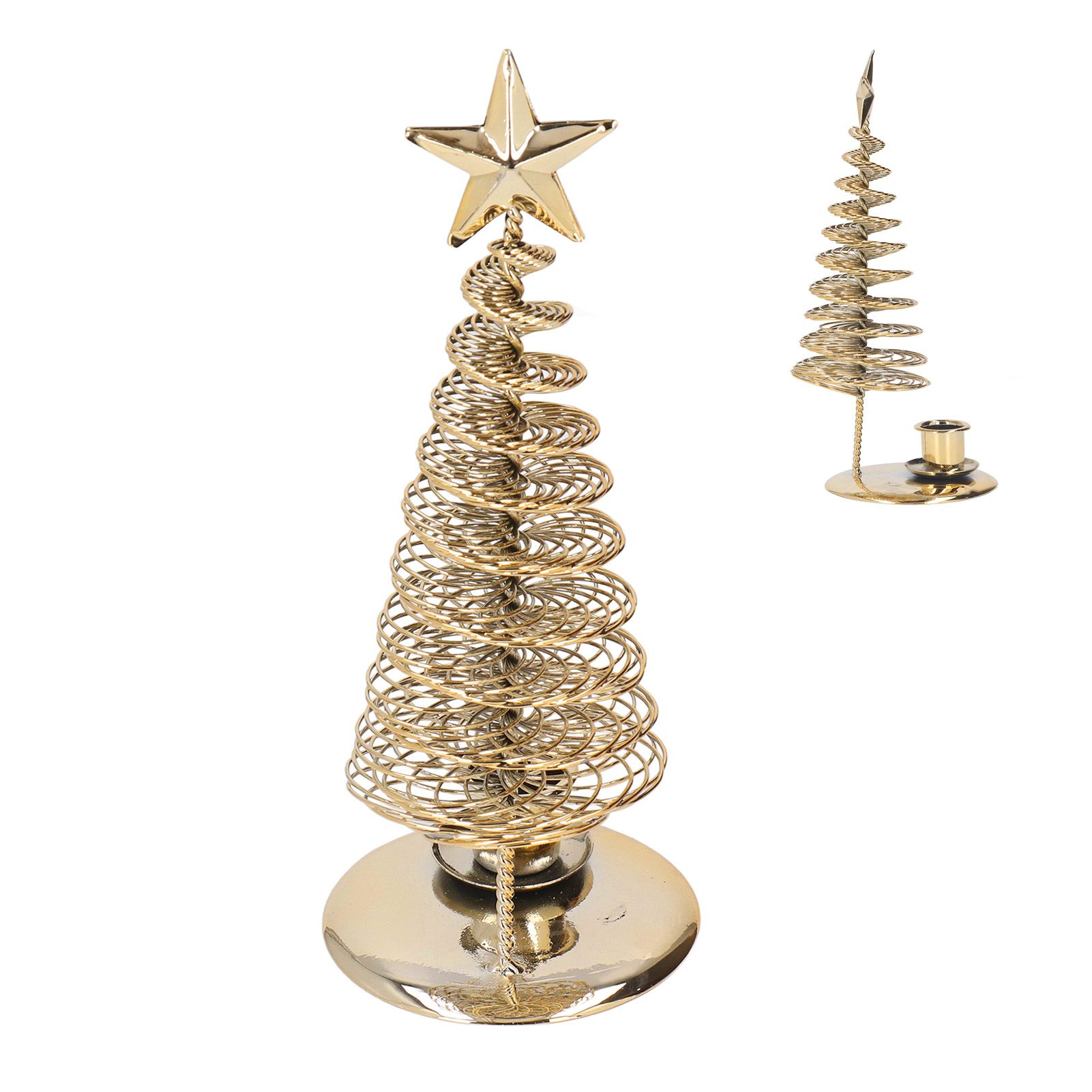 Metal Pine Tree Christmas Tree Tealight Candle Holder Candlestick Ornaments Arab Home Decoration - Image 8