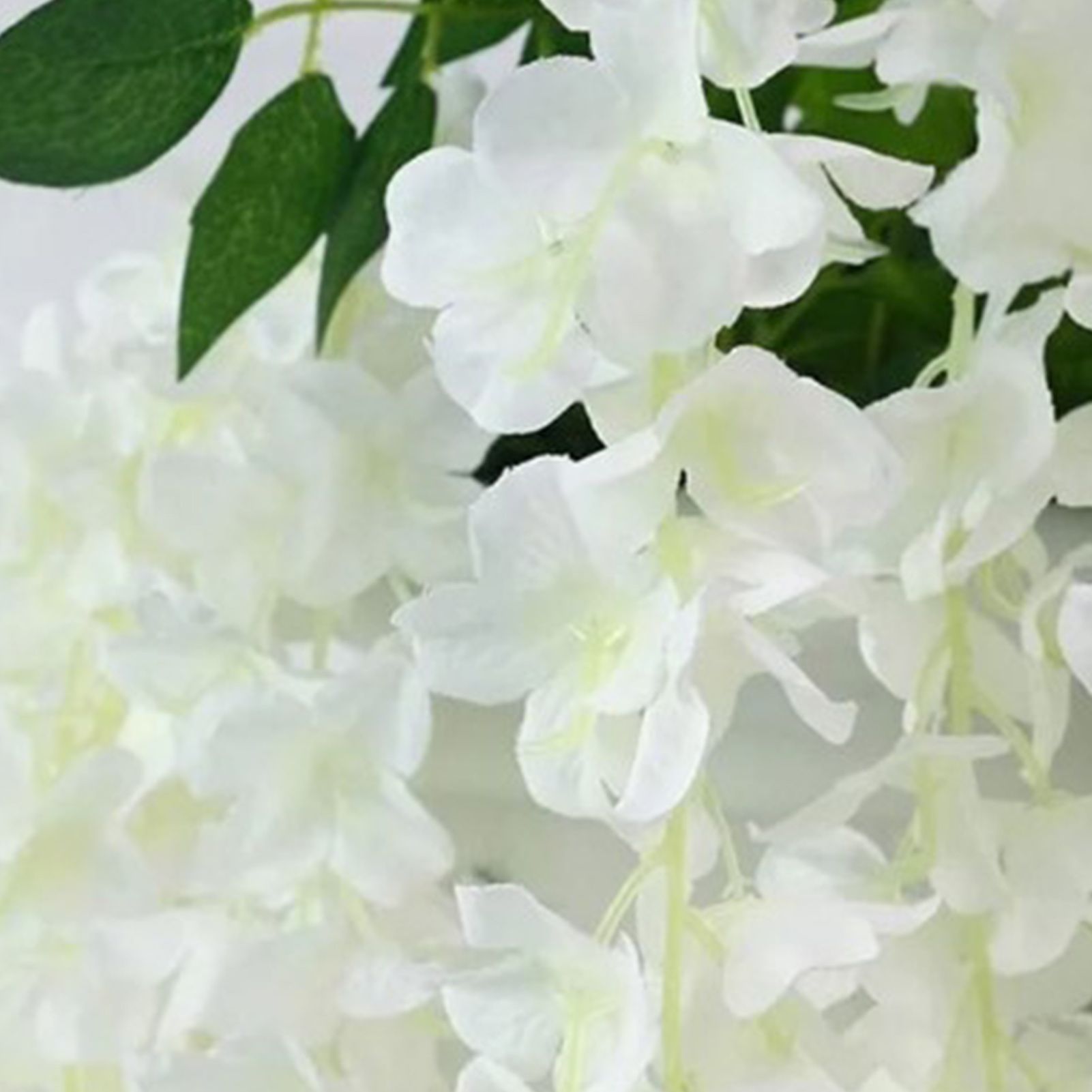 12 Pcs Artificial Wisteria Pure White Exquisite Simulated Wisteria Decoration for Weddings Outdoor Ceremonies - Image 7