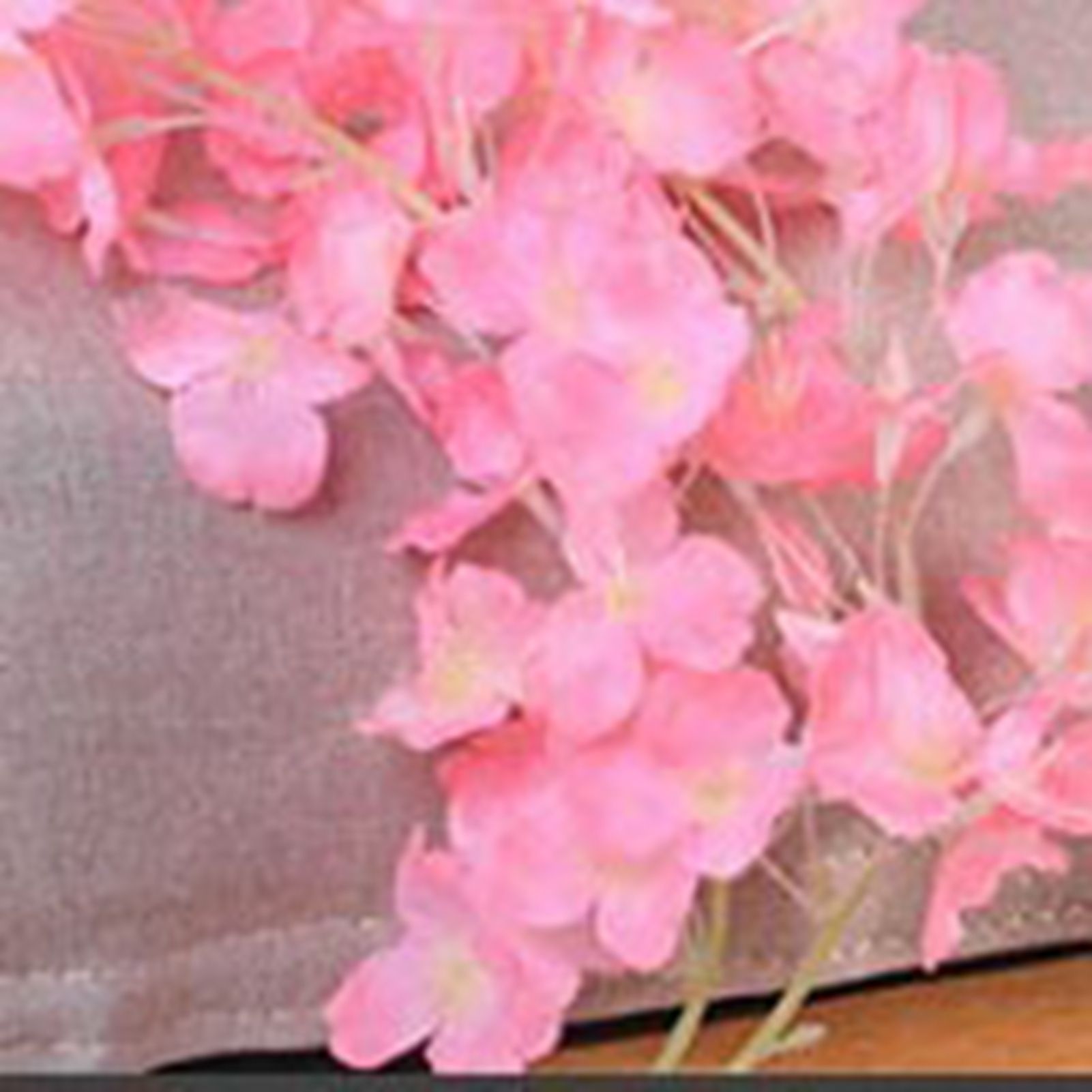 1.8m 256 Simulated Artificial Sakura Flower Garland Hanging Vines for Spring Home Room Wedding Party Decor Dark Pink - Image 8