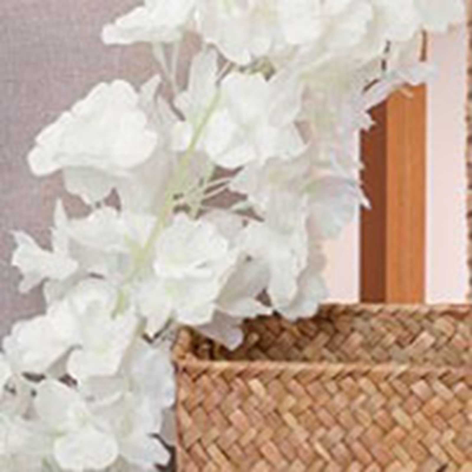 1.8m 256 Simulated Artificial Sakura Flower Garland Hanging Vines for Spring Home Room Wedding Party Decor White - Image 7