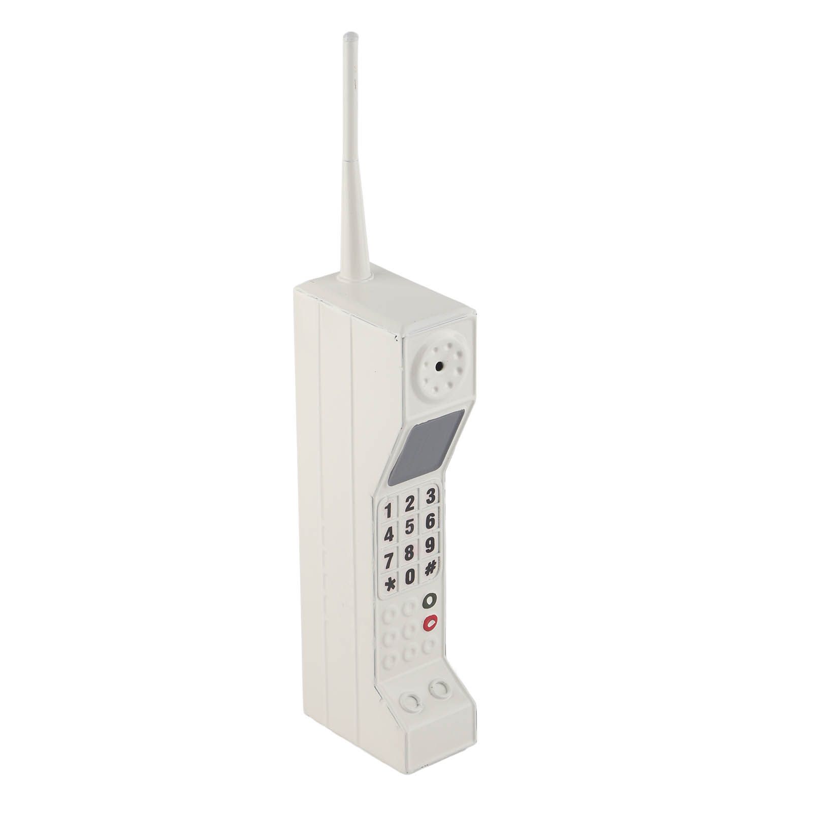 Retro Cellphone Model Old Fashioned Cellular Phone Model Ornament Vintage Simulation Photographic Props for Home Stage White - Image 3