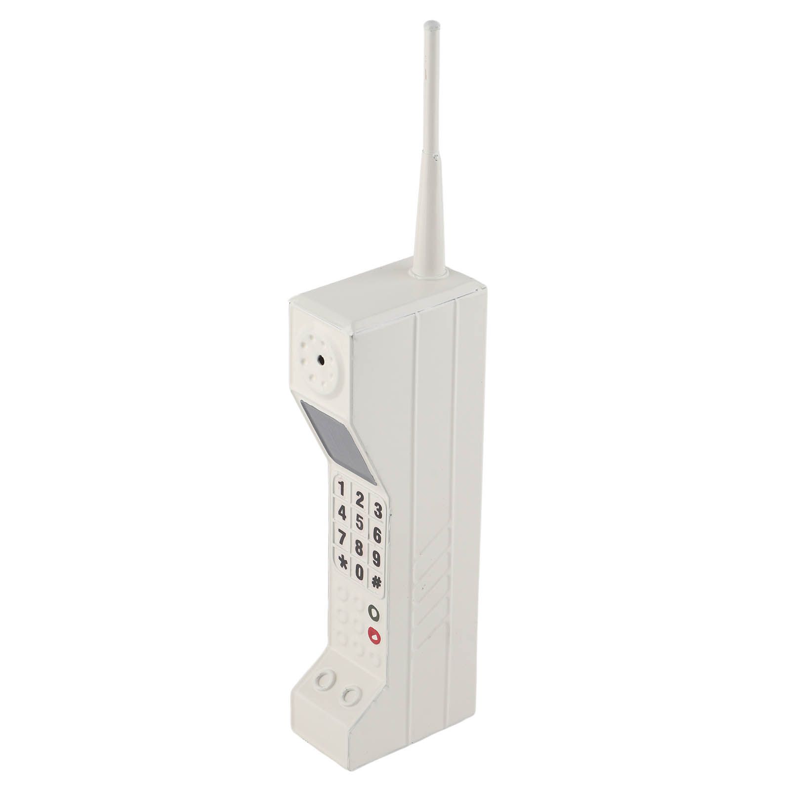 Retro Cellphone Model Old Fashioned Cellular Phone Model Ornament Vintage Simulation Photographic Props for Home Stage White - Image 6