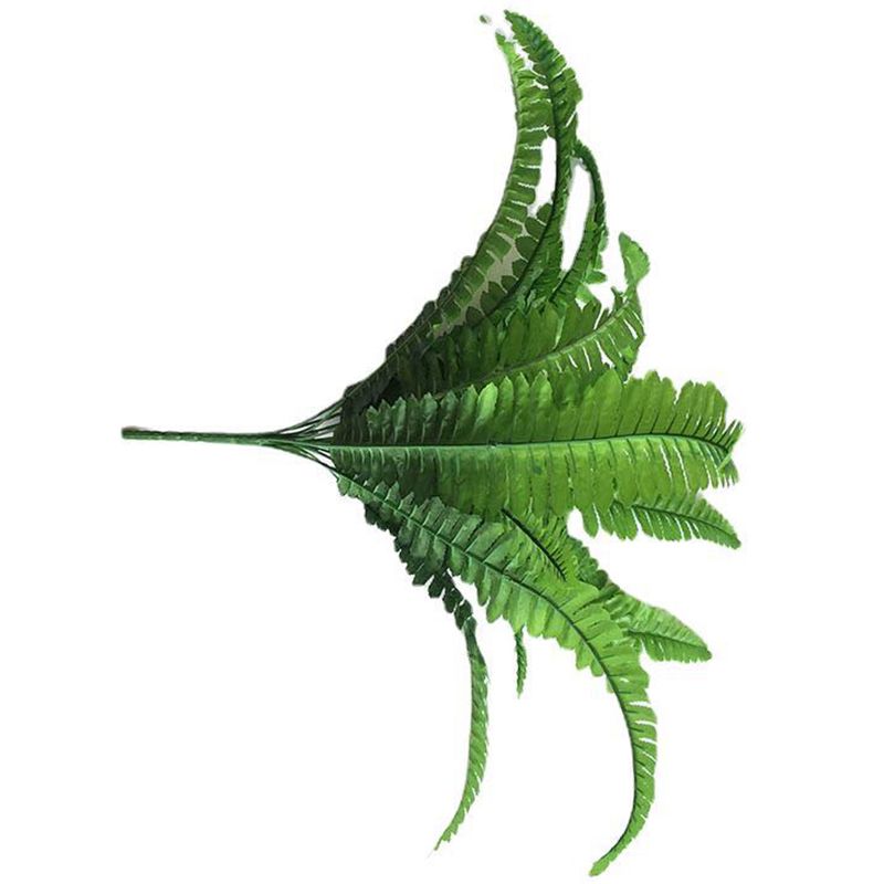 2Pcs 18 Heads Artificial Persian Leaves Artificial Shrubs Leaves Simulation Greenery Bushes for Home Garden Office Verandah Wedding - Image 2