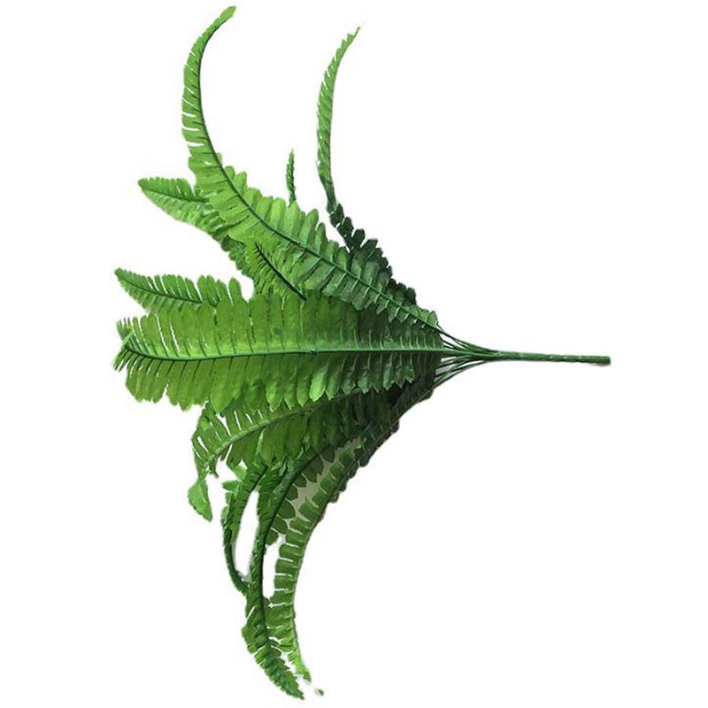 2Pcs 18 Heads Artificial Persian Leaves Artificial Shrubs Leaves Simulation Greenery Bushes for Home Garden Office Verandah Wedding - Image 3
