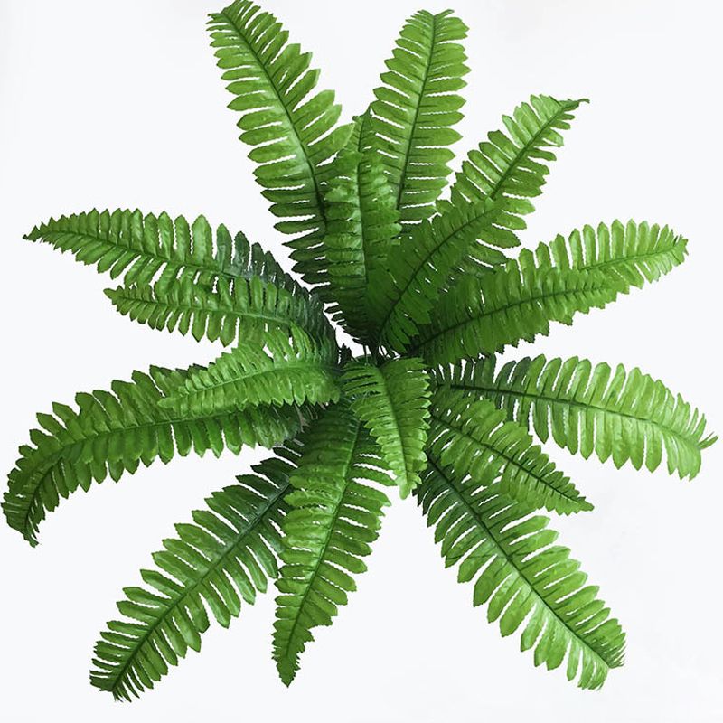 2Pcs 18 Heads Artificial Persian Leaves Artificial Shrubs Leaves Simulation Greenery Bushes for Home Garden Office Verandah Wedding - Image 6