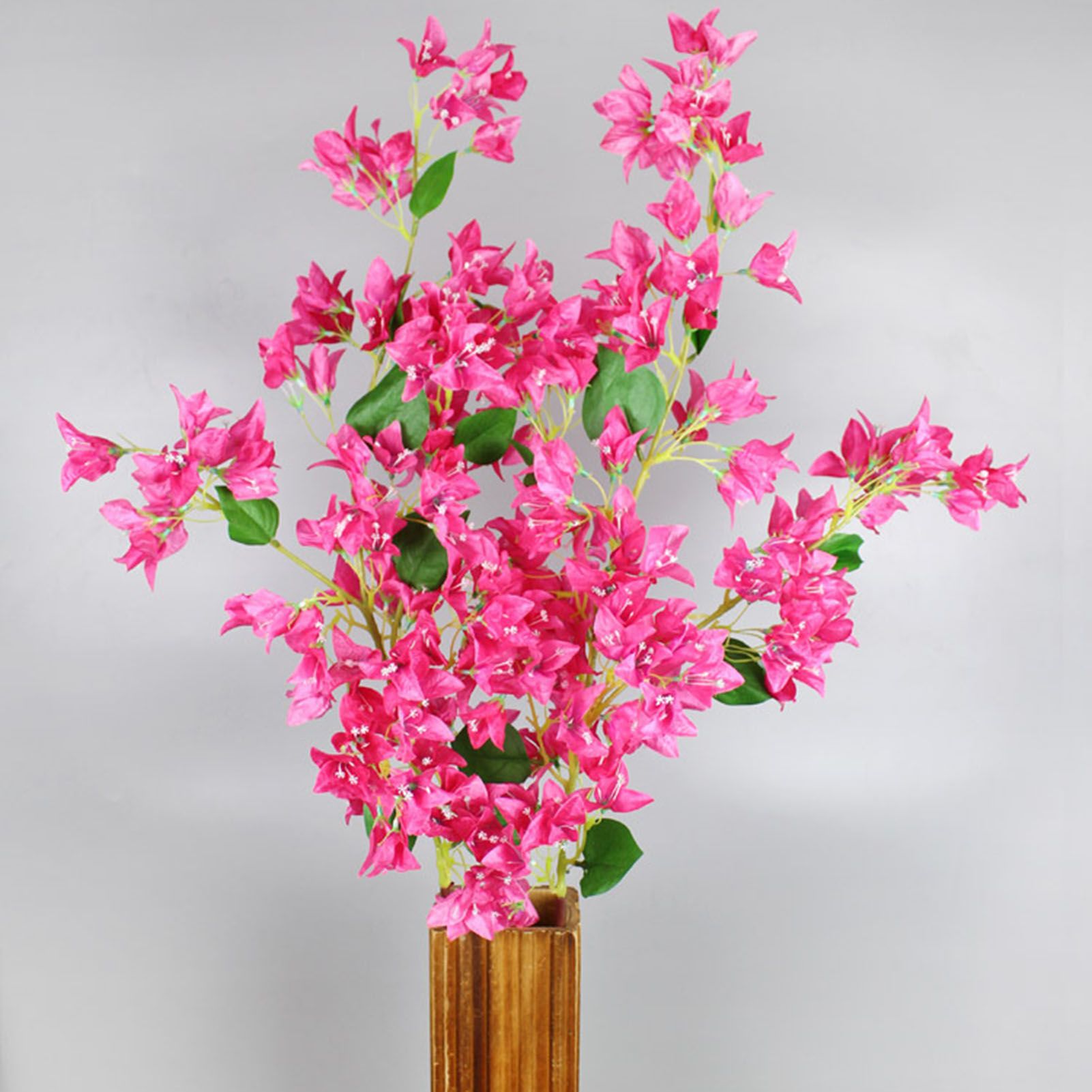 120cm Artificial Silk Bougainvillea Branches Faux Rose Red Bougainvillea with Iron Wire Stems for Wedding Decoration - Image 5