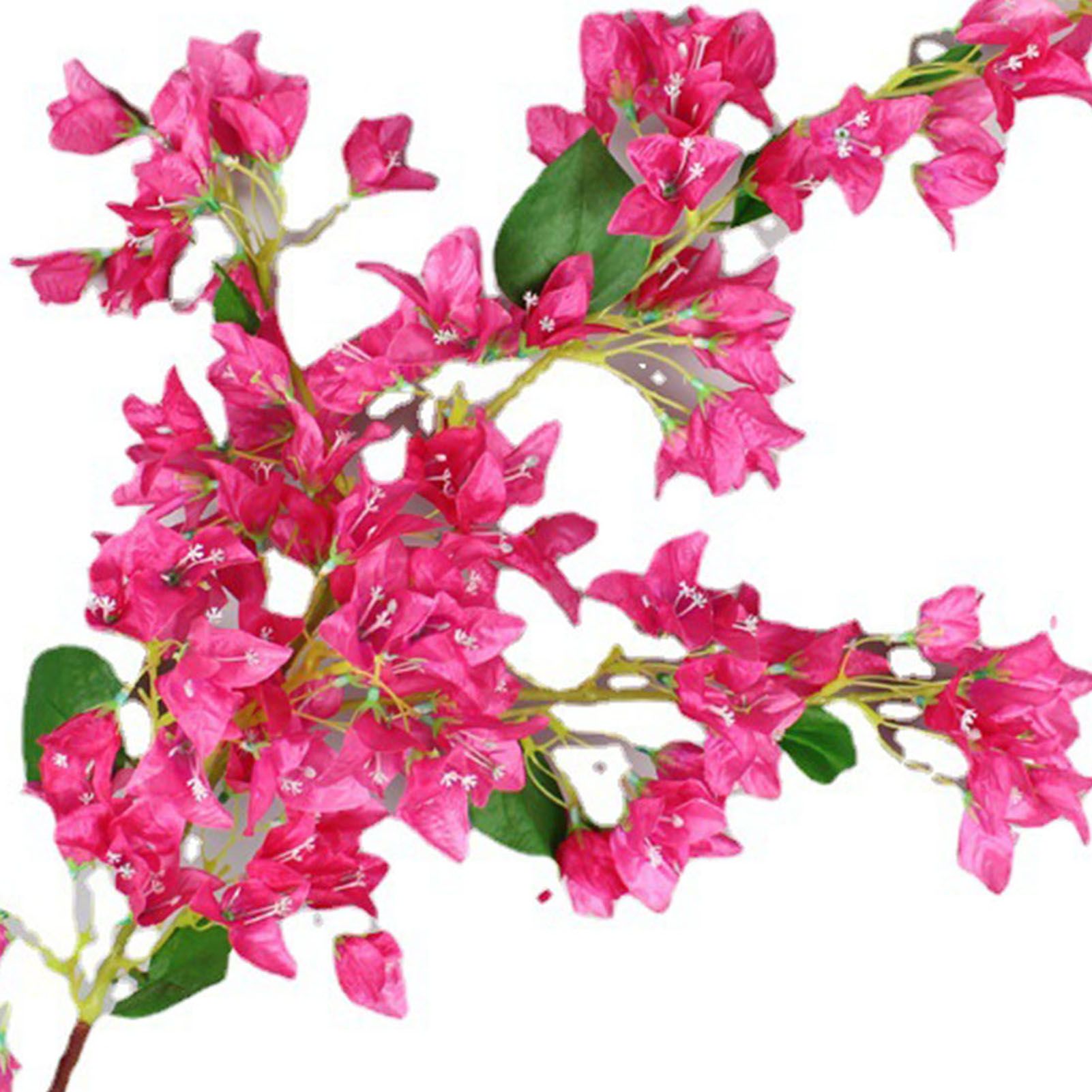 120cm Artificial Silk Bougainvillea Branches Faux Rose Red Bougainvillea with Iron Wire Stems for Wedding Decoration - Image 8