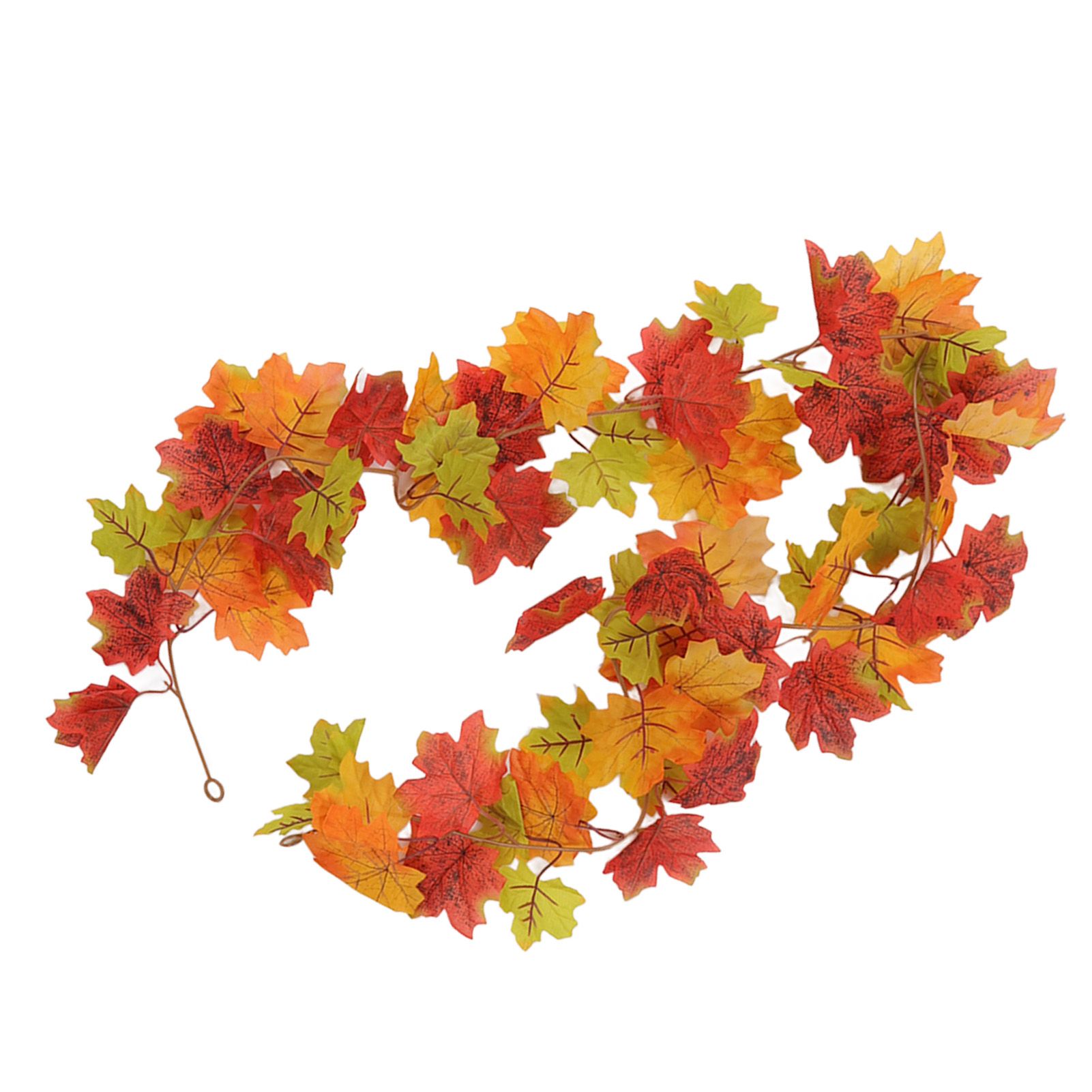 Maple Leaf Fall Garland Vivid Artificial Autumn Foliage Hanging Vine Garland for Thanksgiving Home Decoration - Image 5