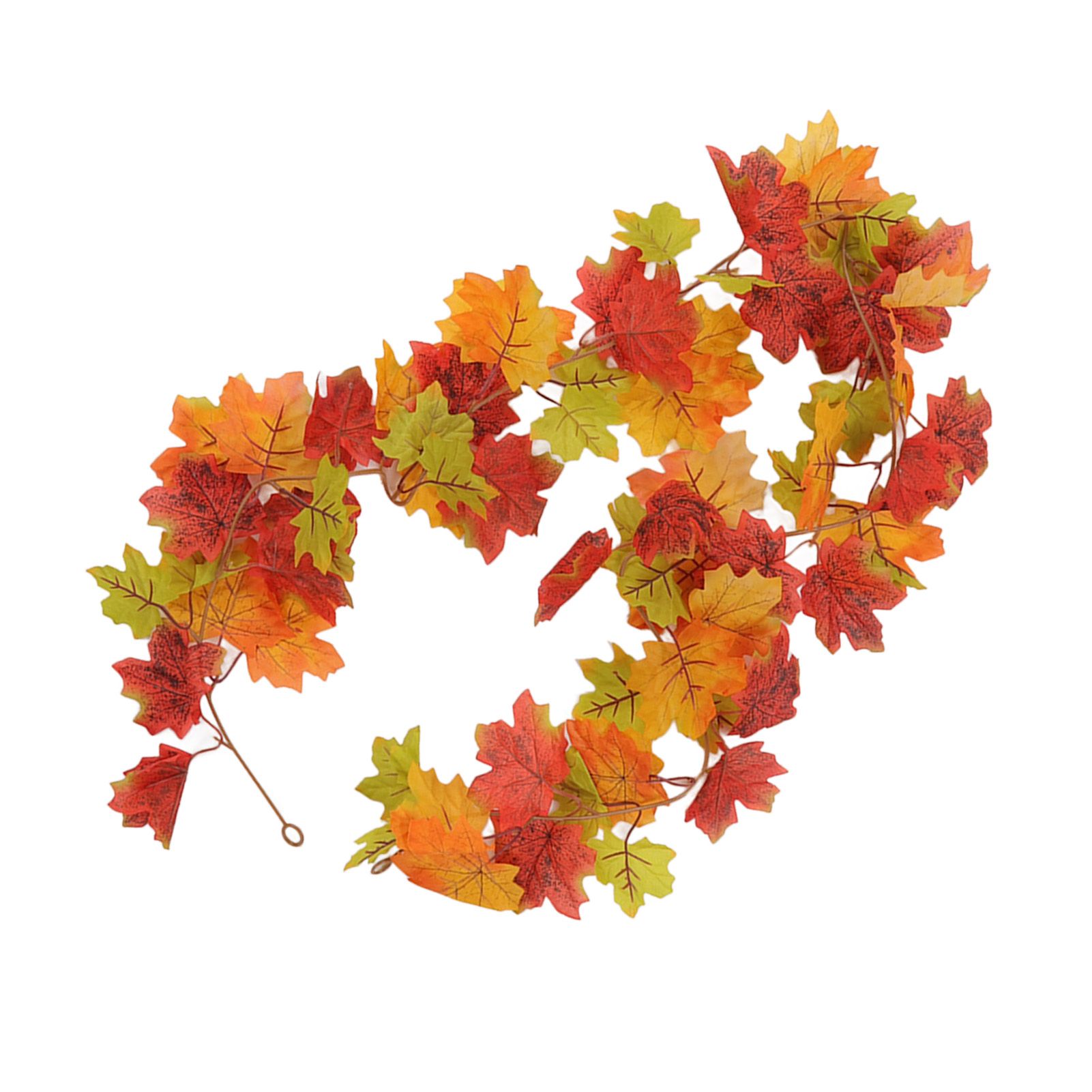 Maple Leaf Fall Garland Vivid Artificial Autumn Foliage Hanging Vine Garland for Thanksgiving Home Decoration - Image 6