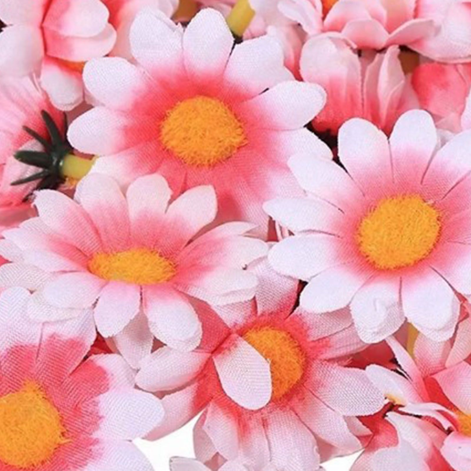 100pcs Artificial Little Daisy Lovely DIY Handcraft Silk Little Daisy for Offices Weddings Pink White - Image 8
